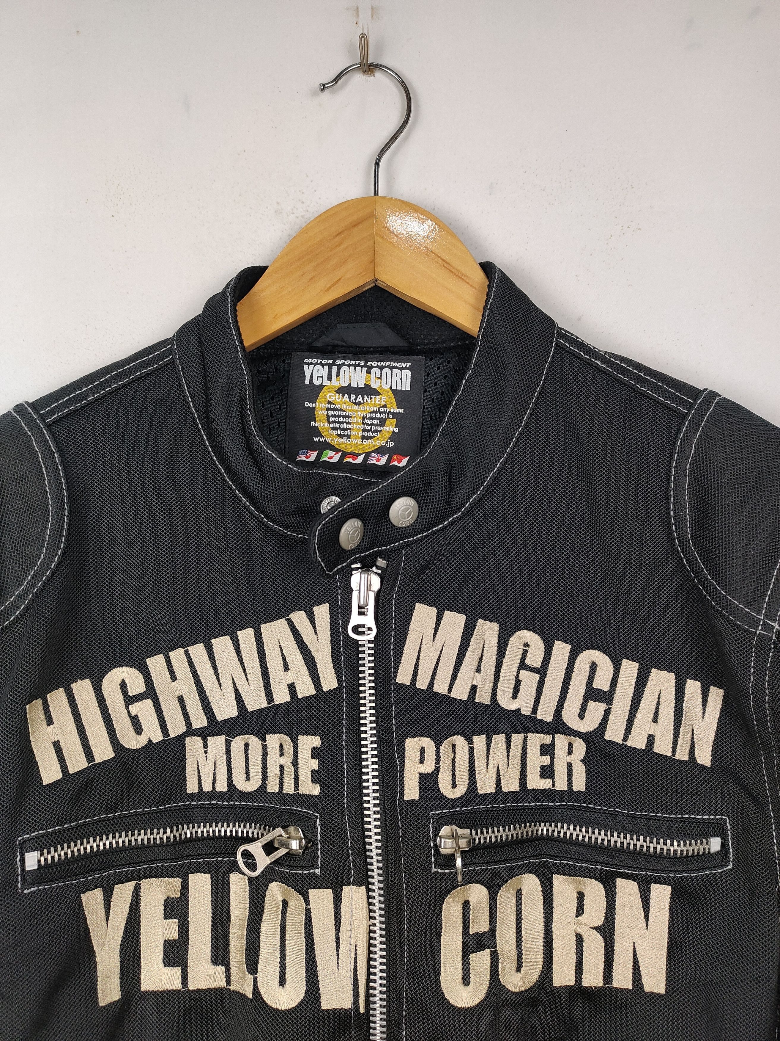 YELLOW CORN Yellow Corn "Highway Magician" motorcycle riding jacket Size US L / EU 52-54 / 3 - 2 Thumbnail