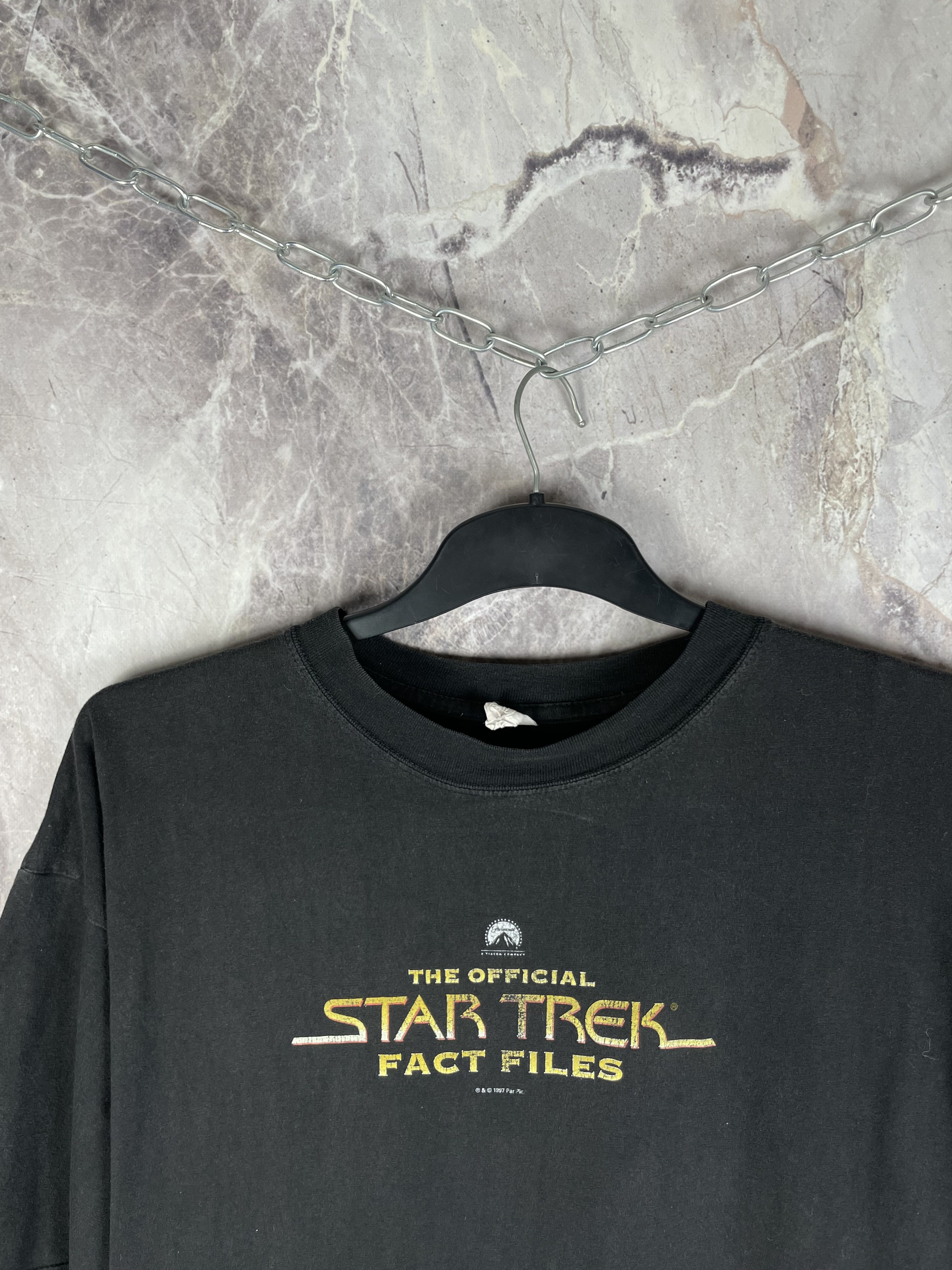 Vintage Vintage 1997 Star Trek Movie Tee T-Shirt Size US L / EU 52-54 / 3 - 4 Thumbnail