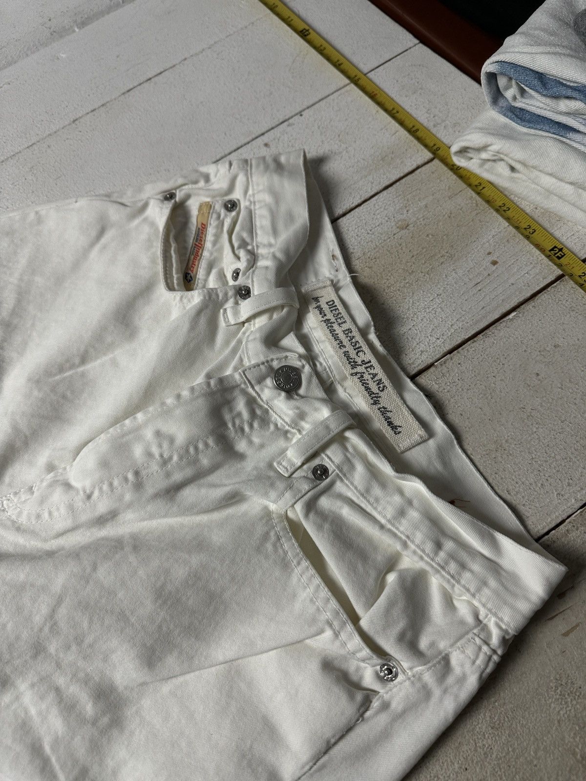 Diesel 🚨 RARE DIESEL MEN DENIM JEANS AVANT GARDE IFSIXWASNINE Y2K Size US 33 - 7 Thumbnail