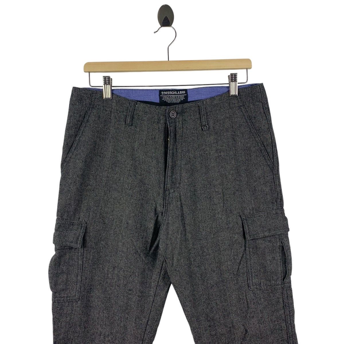 Japanese Brand 291295(labo) Herringbone Cargo pants Size US 32 / EU 48 - 2 Thumbnail