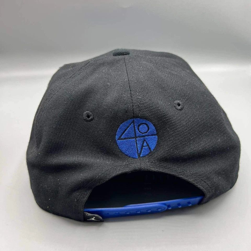 Jordan Brand Air Jordan Hat Men Black Blue Jumpman Spike 40 Snap Back Cap Size ONE SIZE - 7 Thumbnail