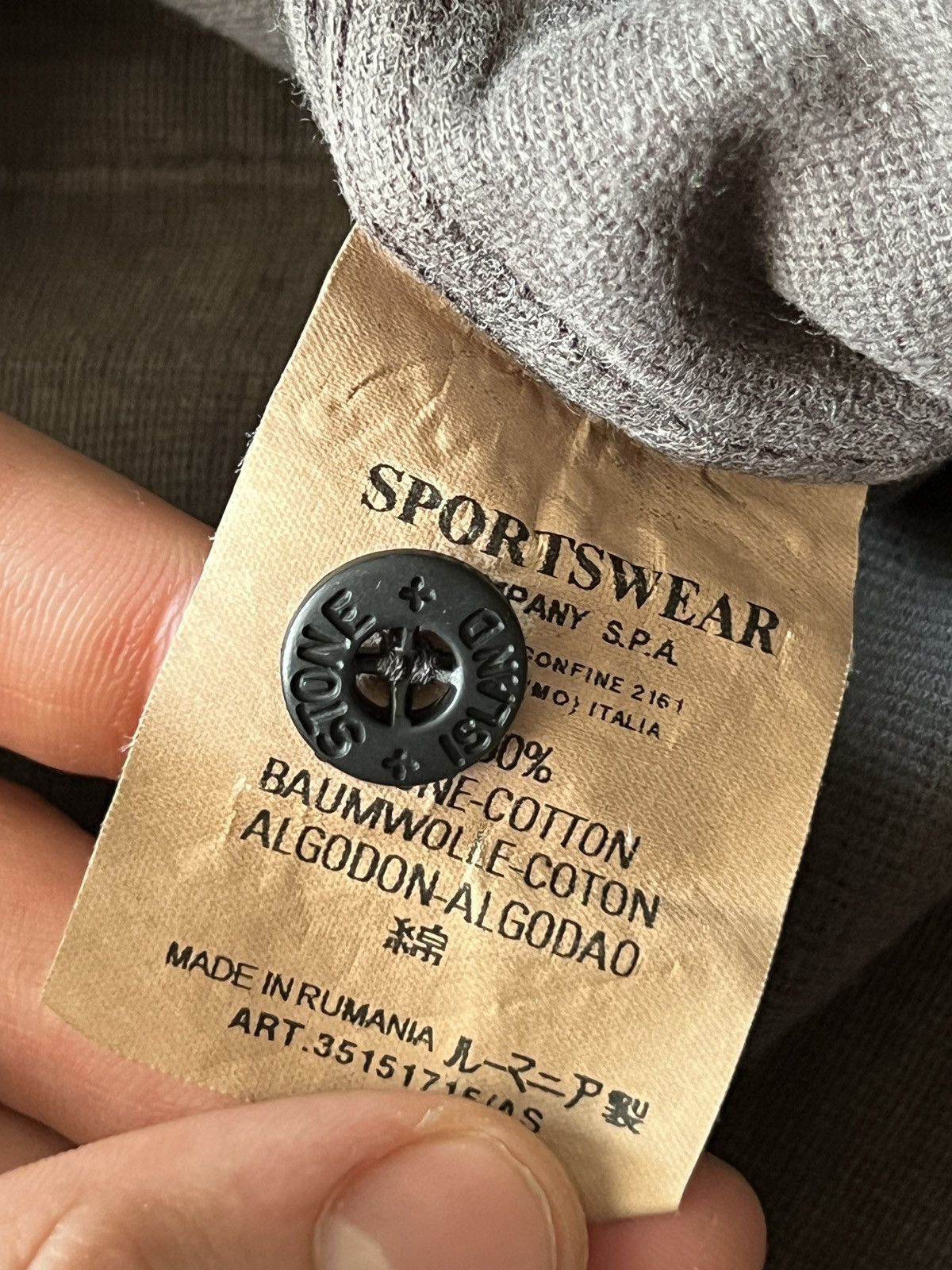 Stone Island Rare Long Sleeve Shirt Stone Island vintage 90s, Sz L, Boxy Size US L / EU 52-54 / 3 - 9 Thumbnail