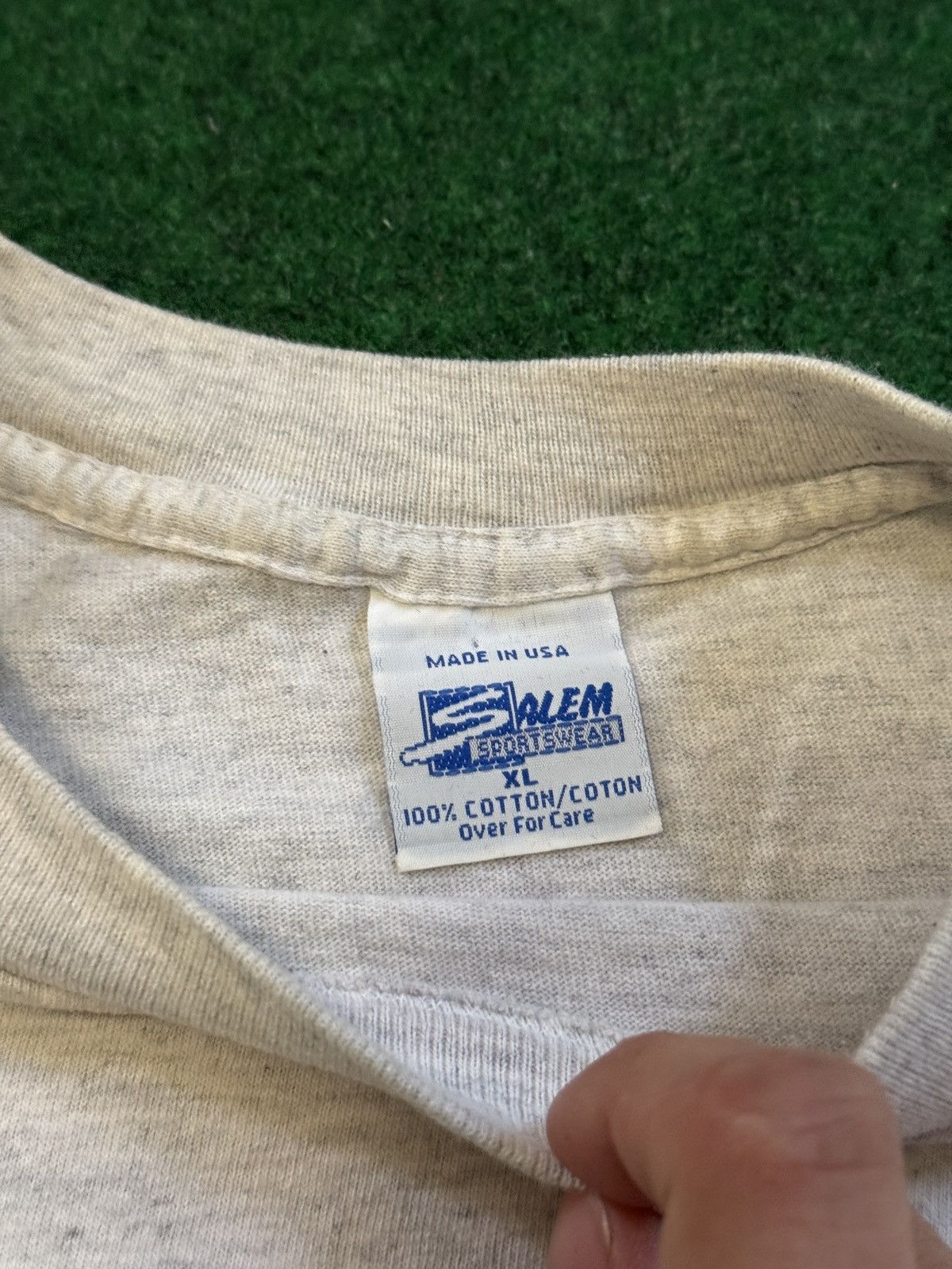 Salem Sportswear Vintage 90s How Bout Them Dallas Cowboys Superbowl T Shirt Size US XL / EU 56 / 4 - 3 Thumbnail