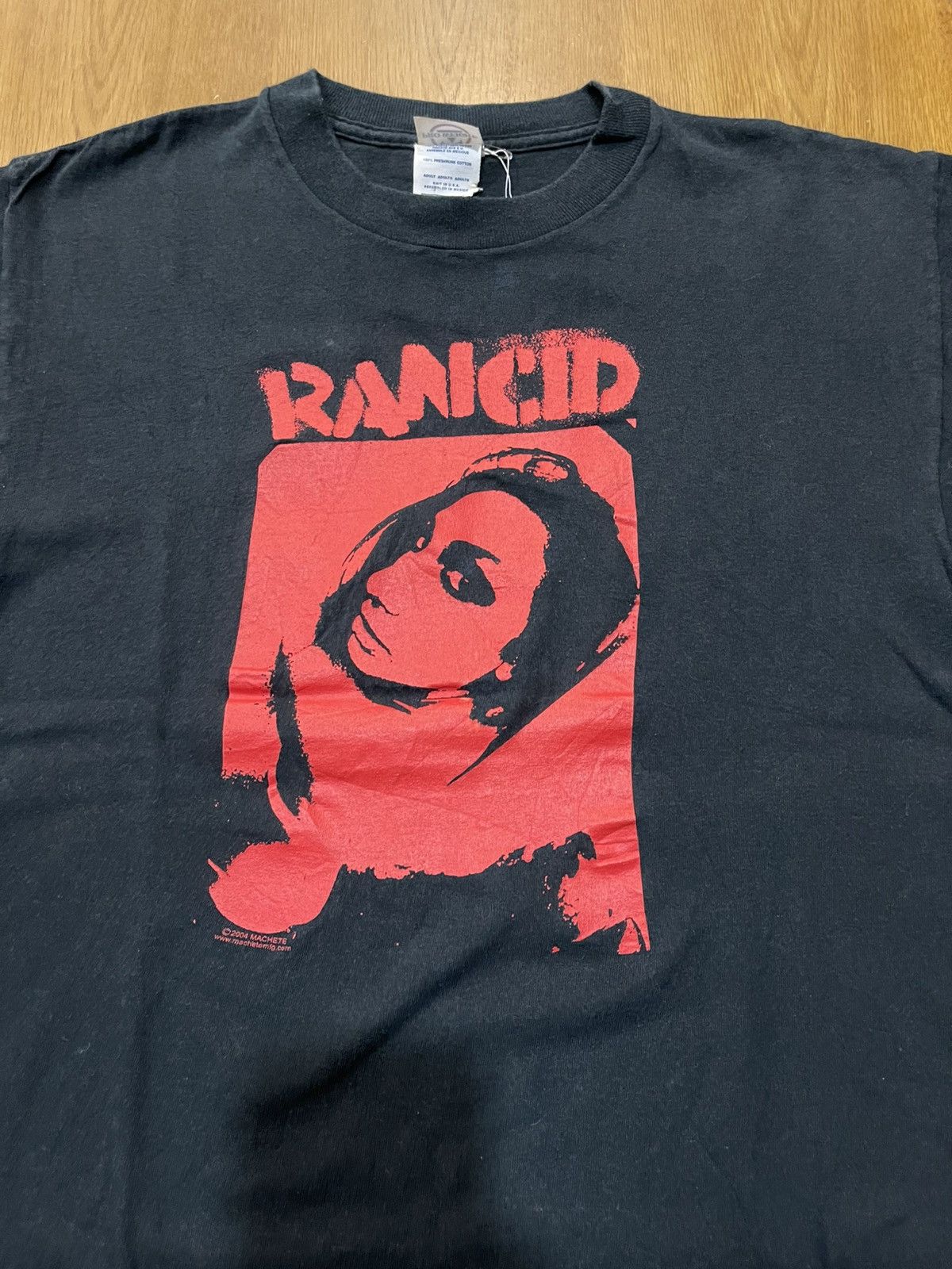 Band Tees Rare Vtg 2004 Rancid Machete Graphic T-Shirt Punk Rock Size US S / EU 44-46 / 1 - 3 Thumbnail