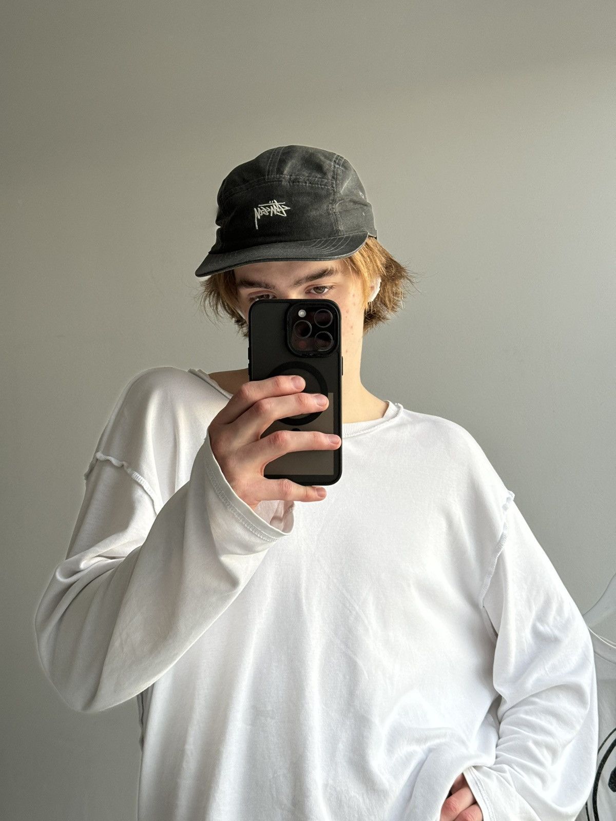 Stussy Stussy Washed Black 5 Panel Hat Cap Y2k Hype Realtree Size ONE SIZE - 2 Thumbnail
