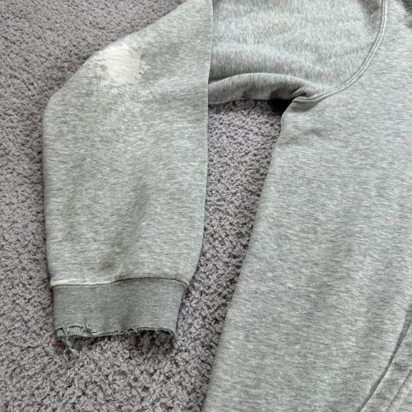 Nike Nike Gray Pullover Hoodie Sweatshirt Mens M Distressed Cuffs Size US M / EU 48-50 / 2 - 5 Thumbnail