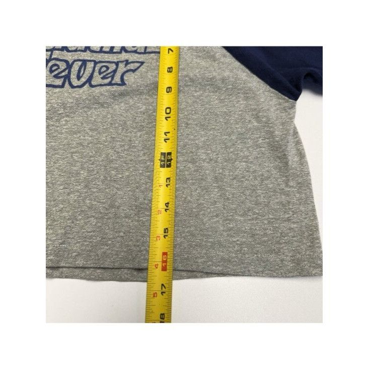 Vintage Vintage 80s Crop Top T Shirt Adult XL Nautilus Fever USA Size XL / US 12-14 / IT 48-50 - 10 Thumbnail