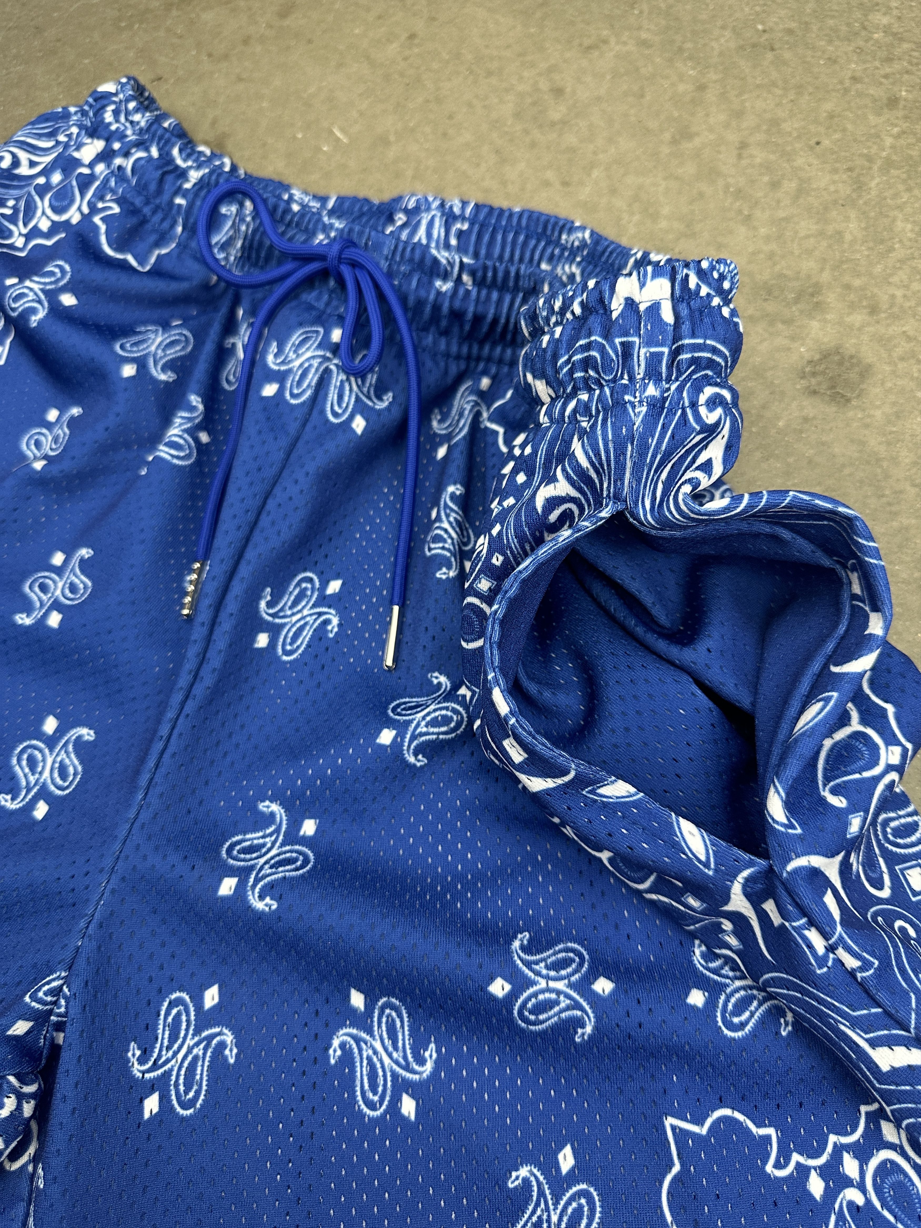 Other RODEO DR DODGER BLUE BANDANA MESH SHORTS - M Size US 32 / EU 48 - 3 Thumbnail