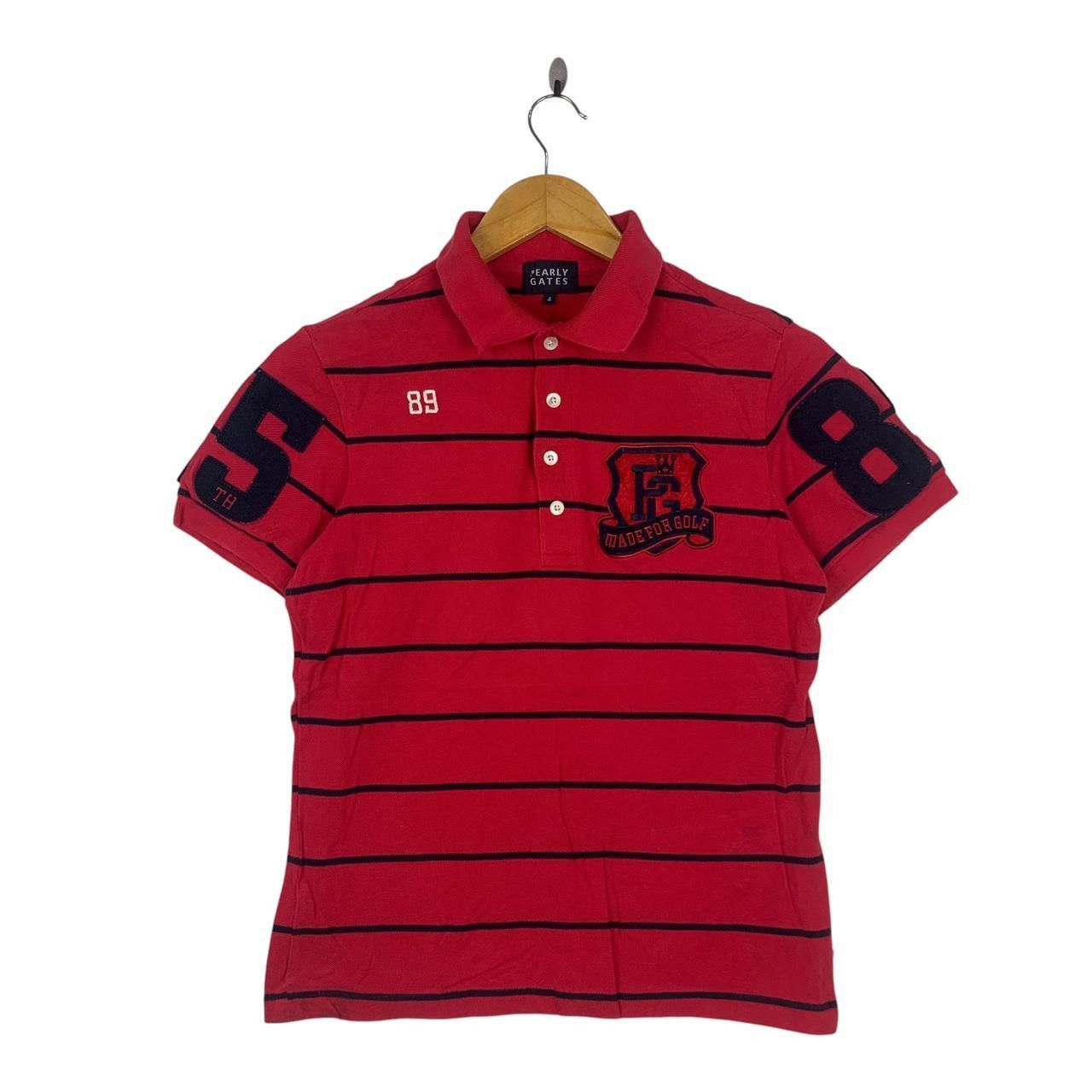 Vintage Vintage PEARLY GATES GOLF Collection Striped Polo Tee Shirt Size S / US 4 / IT 40 - 1 Thumbnail