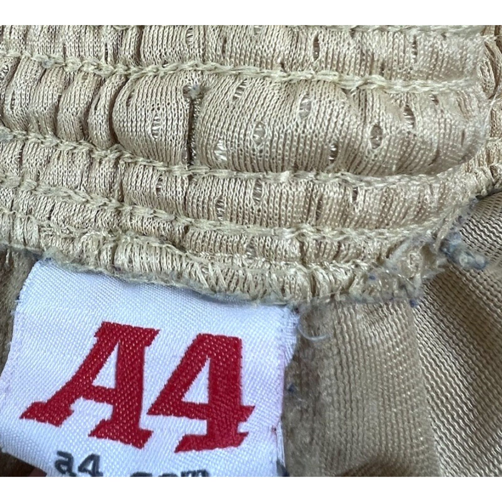 Vintage A4 Mens Football Athletic Shorts Gold L Large Athletic Sports Activewear Size L Size US 33 - 4 Thumbnail