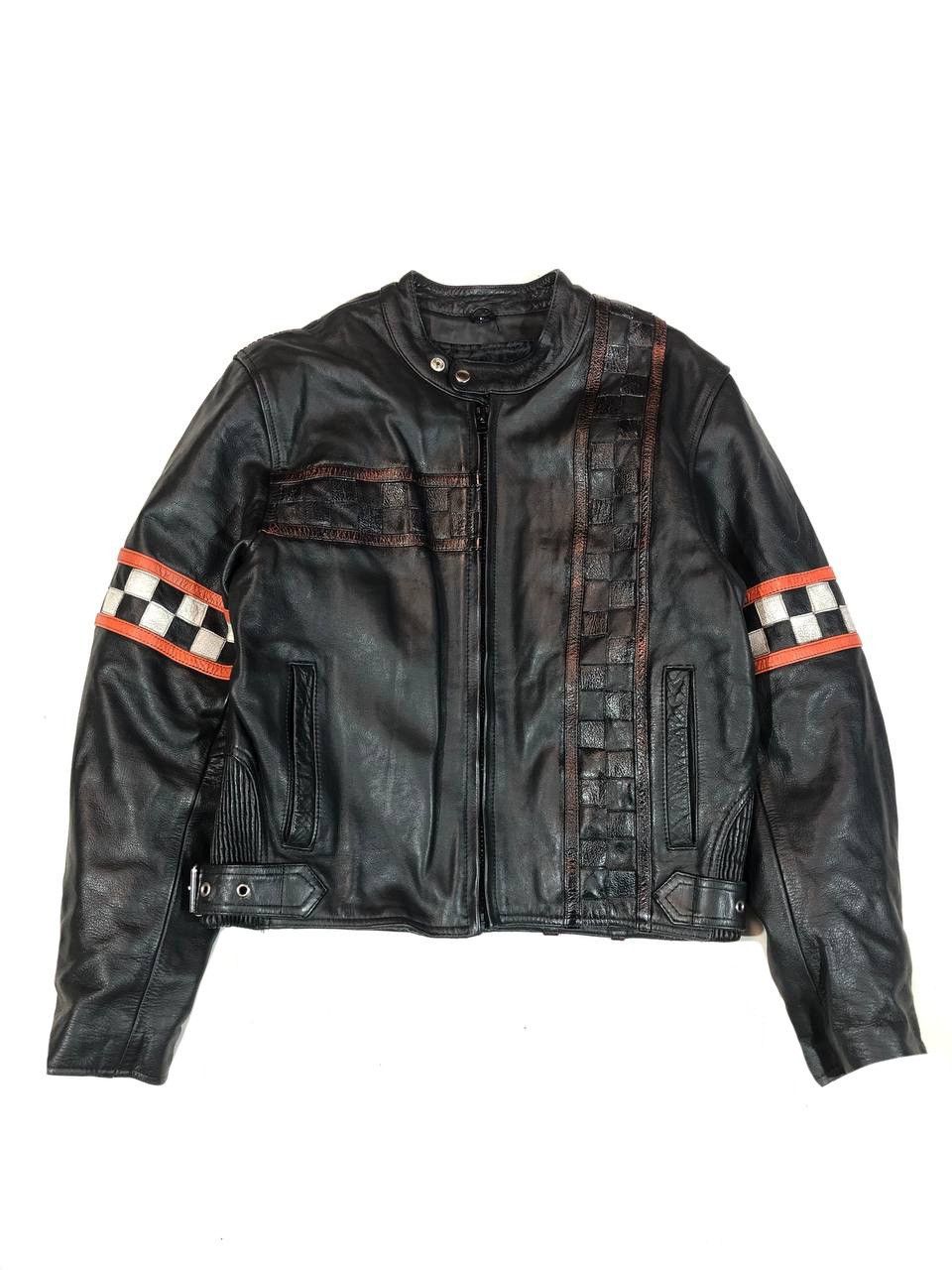 Other Leder Racing Moto Leather Jacket Vintage Size US L / EU 52-54 / 3 - 1 Thumbnail