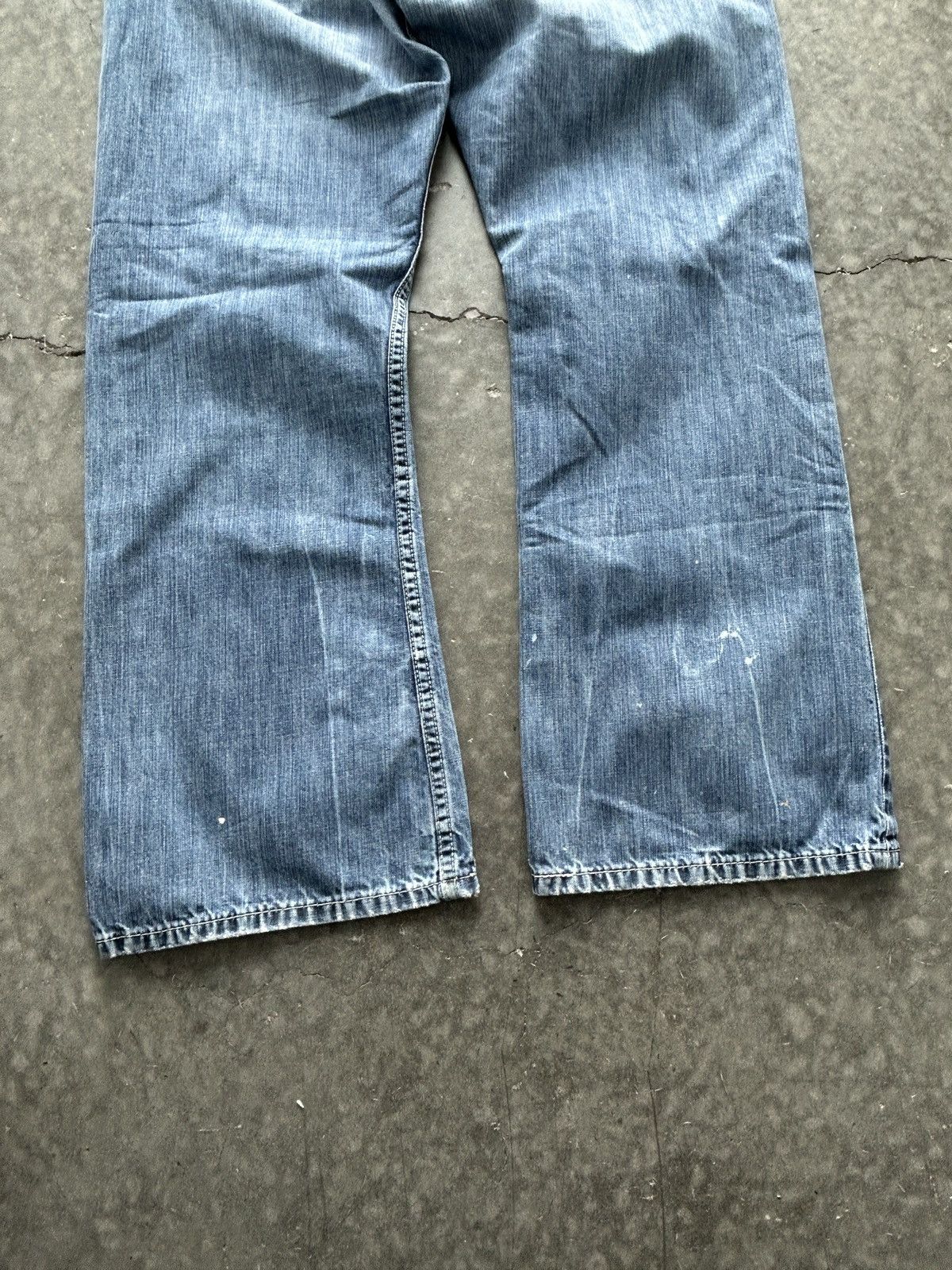 Levi's Vintage Y2K Levis Paint Splatter Bootcut Flared Jeans Size US 33 - 13 Thumbnail