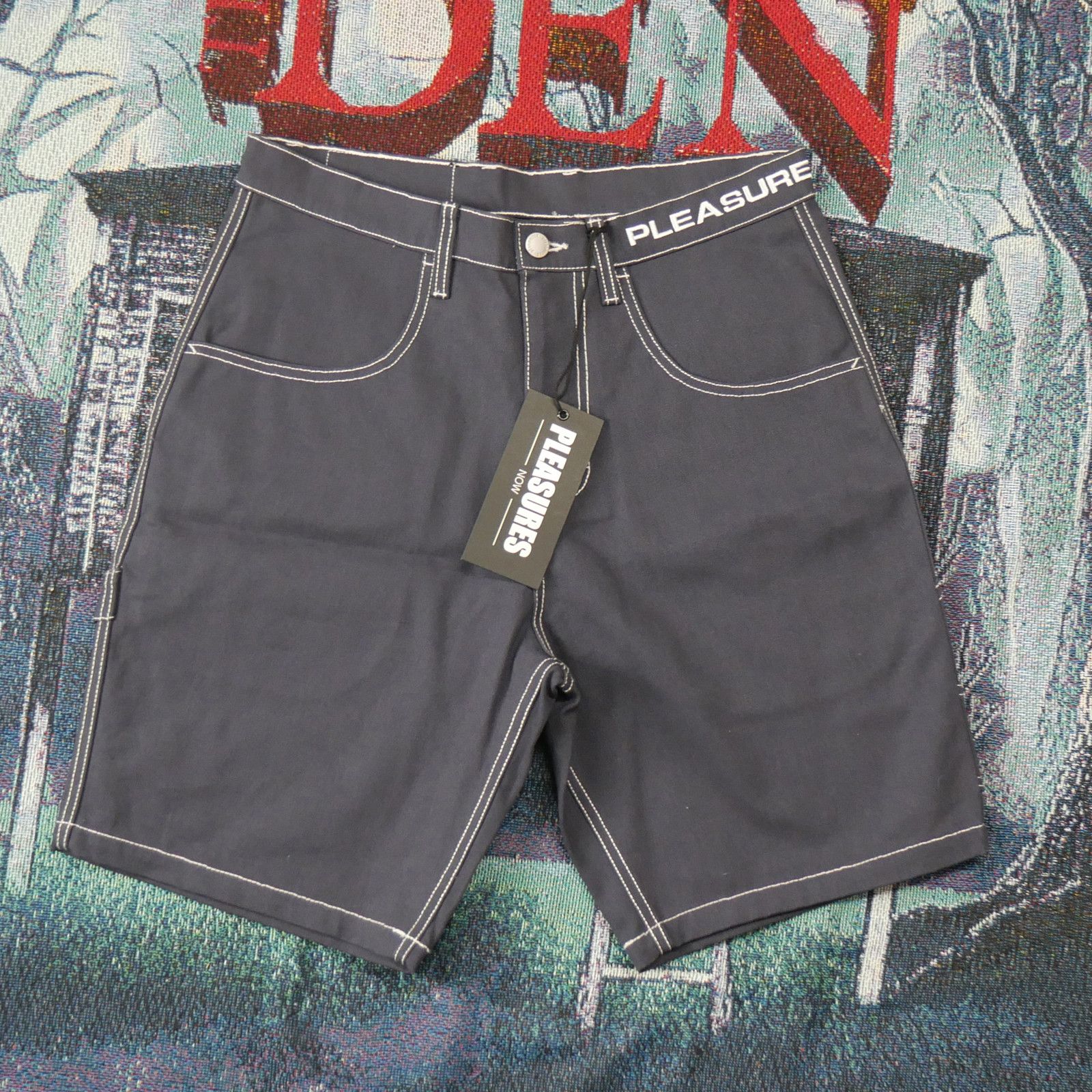 Pleasures Pleasures Kort Painter Shorts Tribal Print Embroidery Size US 30 / EU 46 - 4 Thumbnail