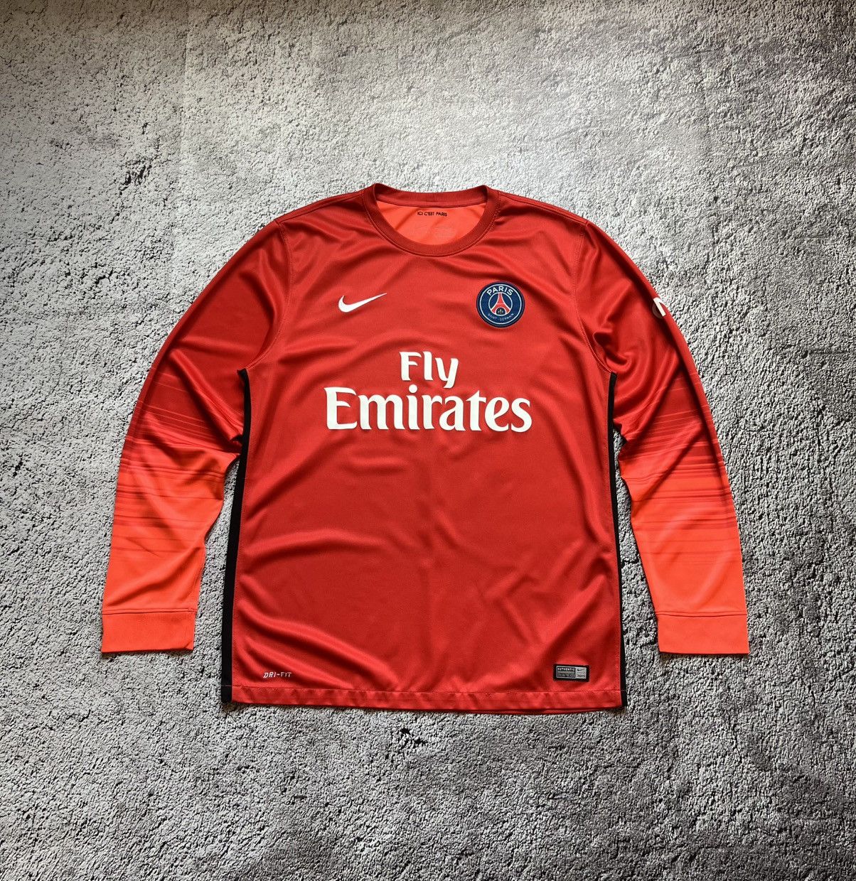 Nike PSG Nike Authentic Long Sleeve Football Jersey Size XL Size US XL / EU 56 / 4 - 1 Thumbnail