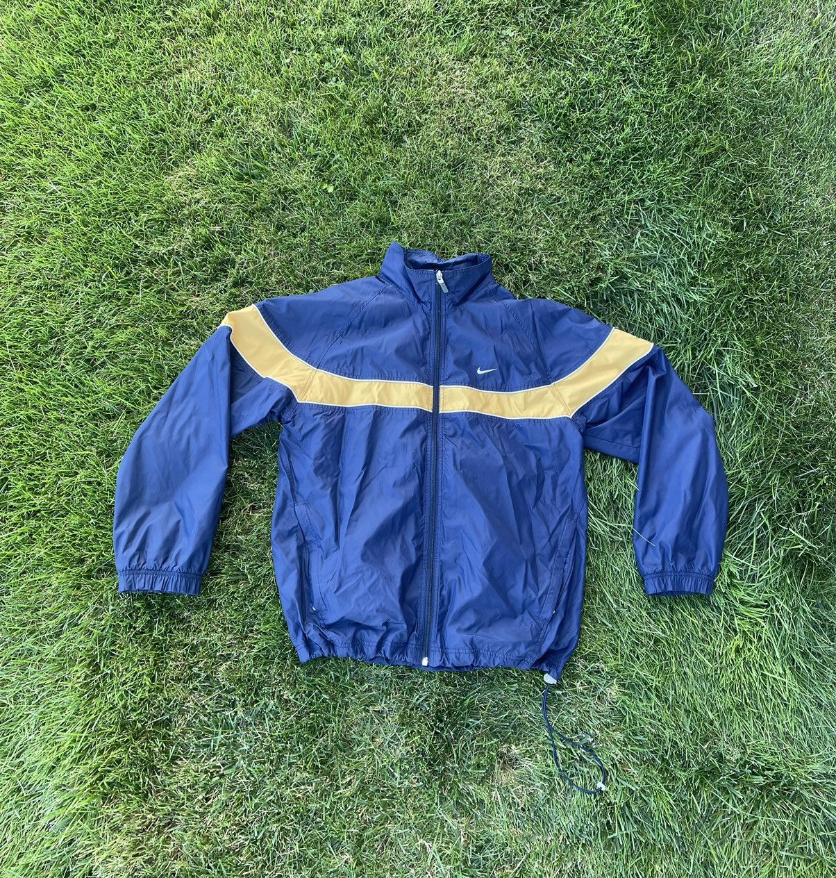 Nike Vintage Nike Drill Track Jacket Michigan Blue/Yellow Size US M / EU 48-50 / 2 - 1 Thumbnail