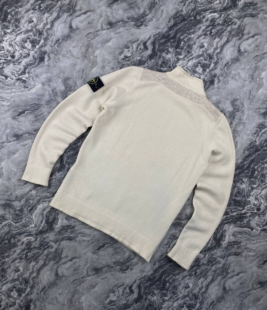 Stone Island Stone Island Knit Sweater Wool Men Size S White Size US S / EU 44-46 / 1 - 12 Thumbnail
