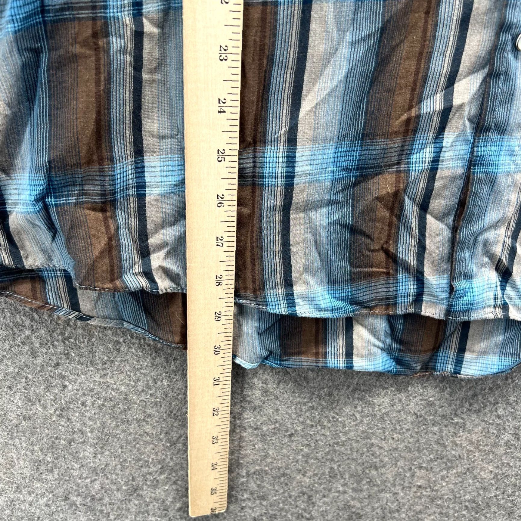 Vintage VINTAGE Ely Cattleman Shirt Mens Large Blue Pearl Snap Plaid Western Rodeo Cowboy Vtg Size US L / EU 52-54 / 3 - 7 Thumbnail