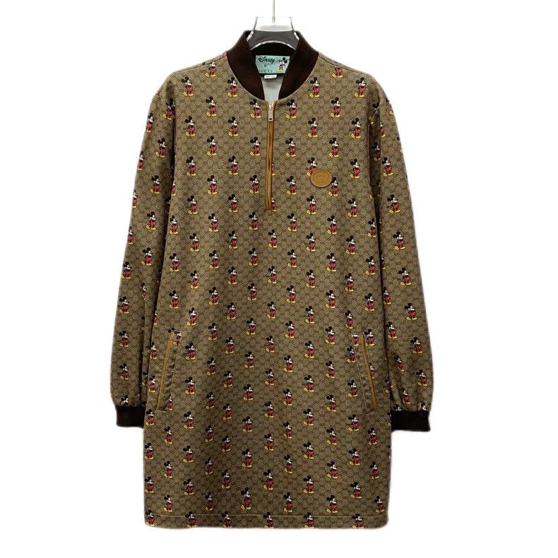 Gucci Gucci Disney co-branded dark brown Mickey Mouse logo jacqua Size M / US 6-8 / IT 42-44 - 1 Thumbnail