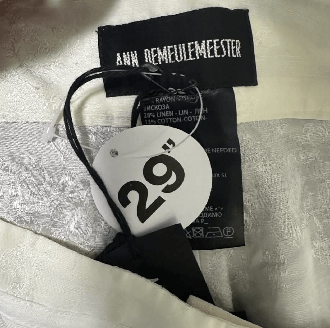 Ann Demeulemeester Ann Demeulemeester pants*New with tag Size 26" / US 2 / IT 38 - 5 Thumbnail