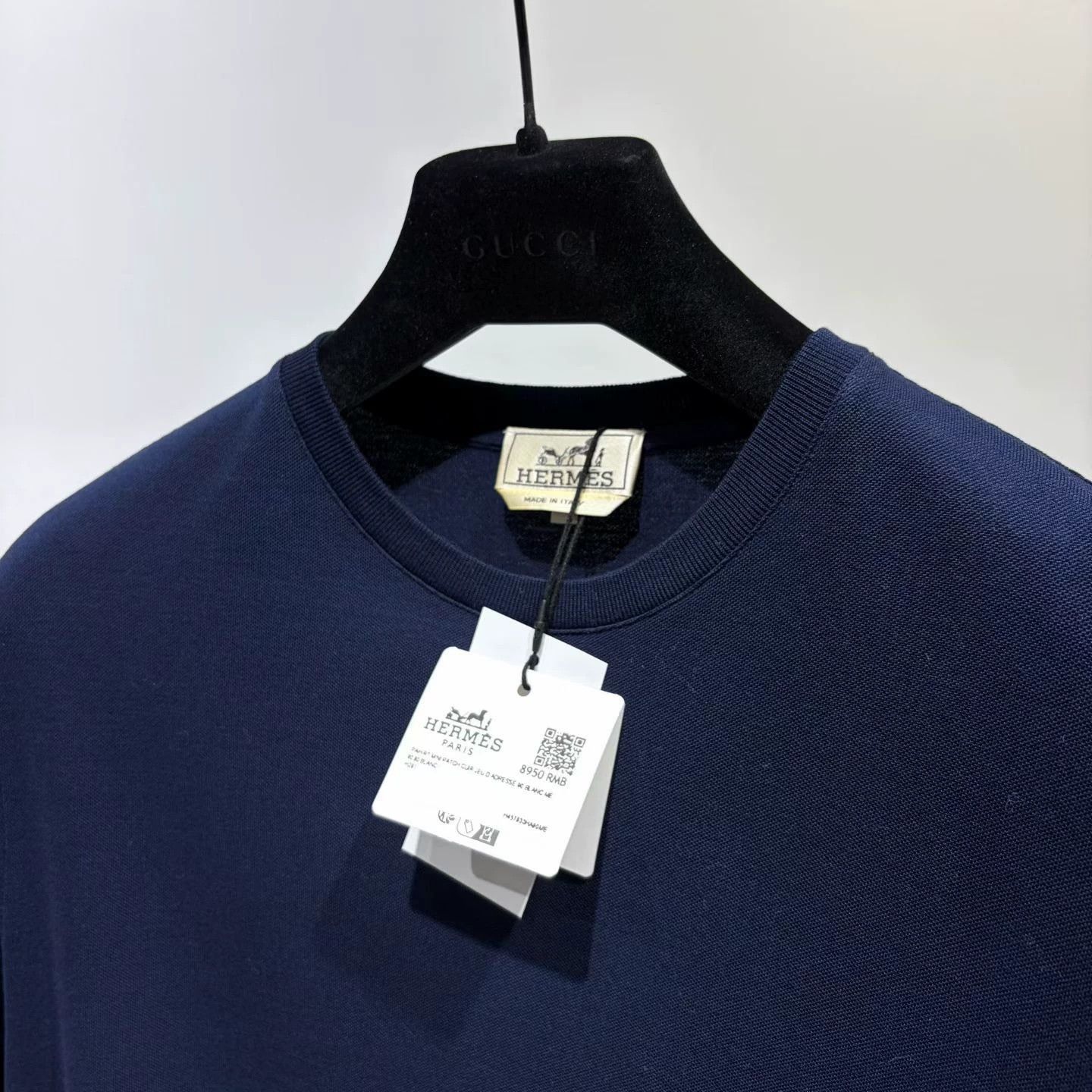 Hermes Hermes XXXL H Logo Embroidered Tee Chest Pocket Size US XXL / EU 58 / 5 - 3 Thumbnail