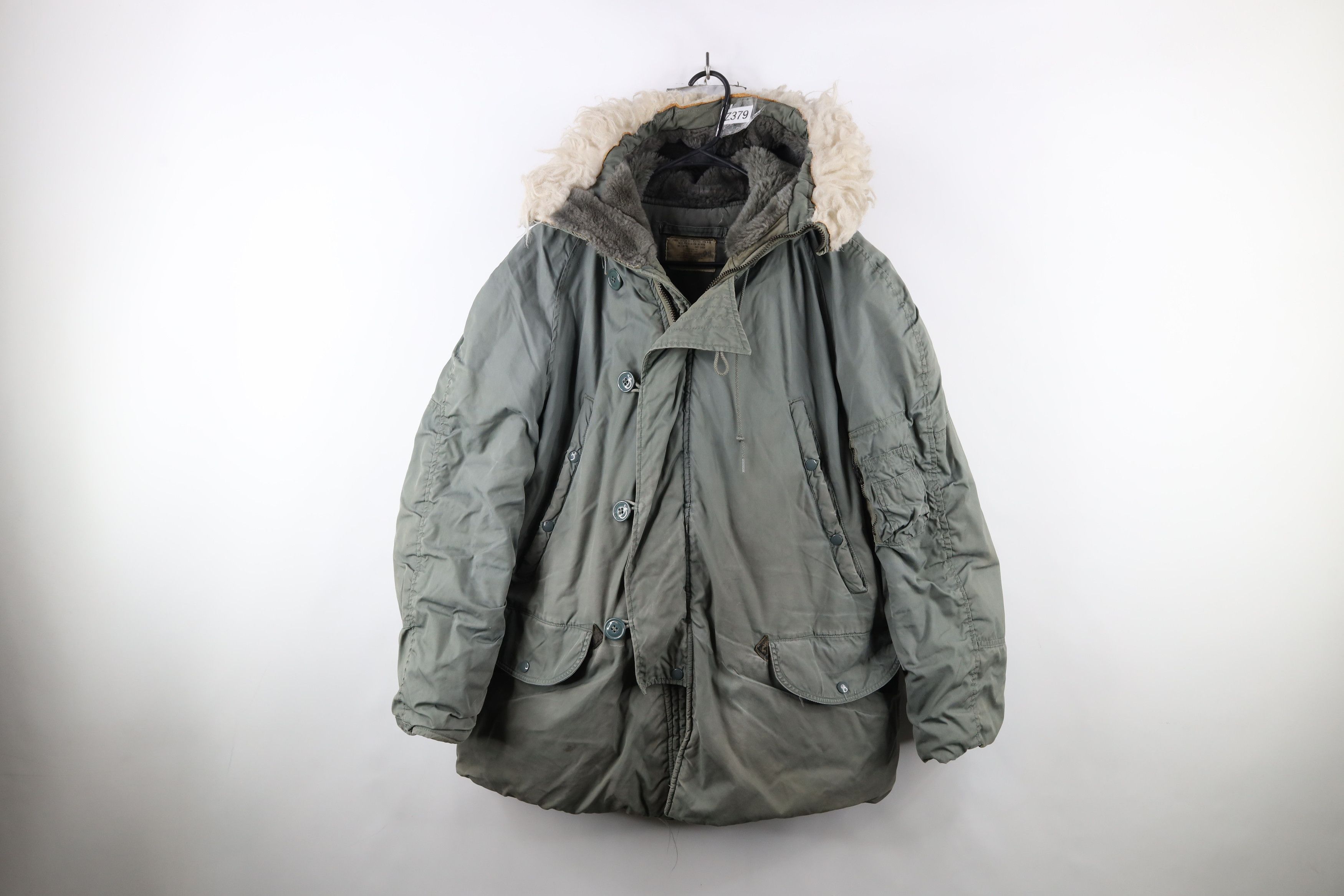 Vintage Vintage 70s Vietnam War Cold Weather N3B Parka Jacket Size US L / EU 52-54 / 3 - 1 Thumbnail