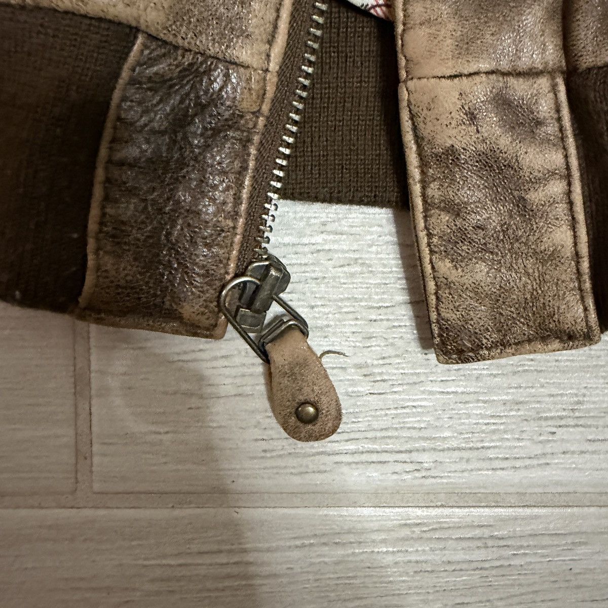 Other 80s lambskin A-2 aviator bomber jacket Size US L / EU 52-54 / 3 - 7 Thumbnail