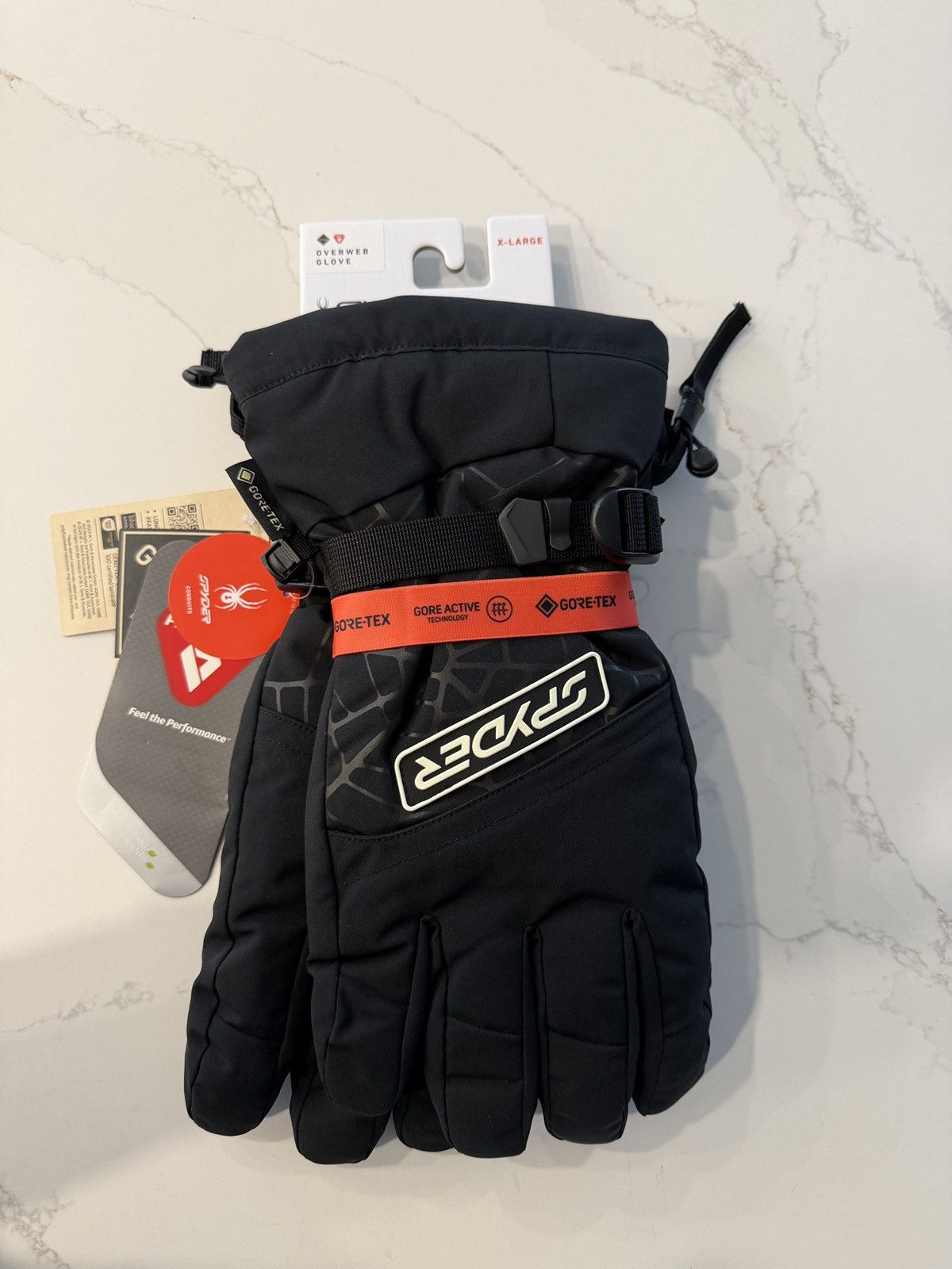 Spyder Spyder Gore-tex Overweb Glove Size X-Large Size ONE SIZE - 1 Thumbnail