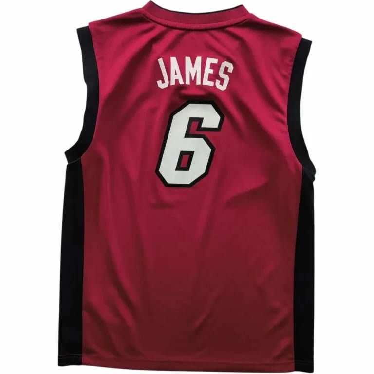 Miami Heat LeBron James Adidas alternate NBA jersey size M