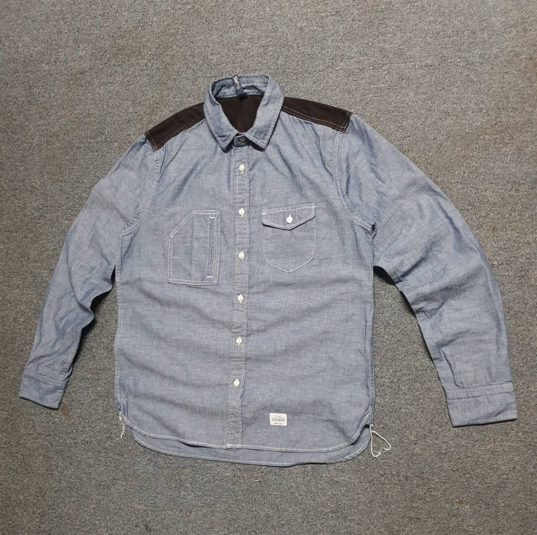 Japanese Brand 💥Silas Japanese brand chambray shirt Size US M / EU 48-50 / 2 - 5 Thumbnail