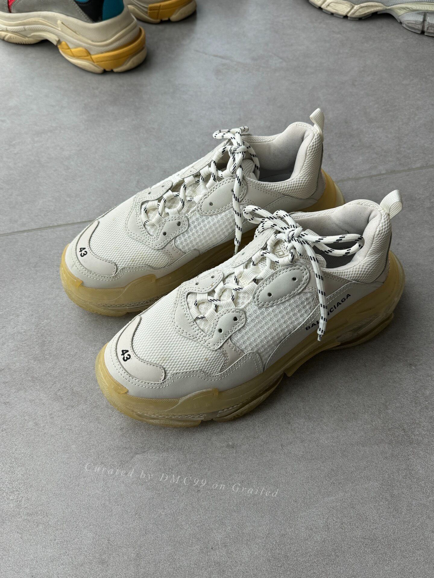 Balenciaga × Kith Balenciaga x Kith White Runners Size 43 | Grailed