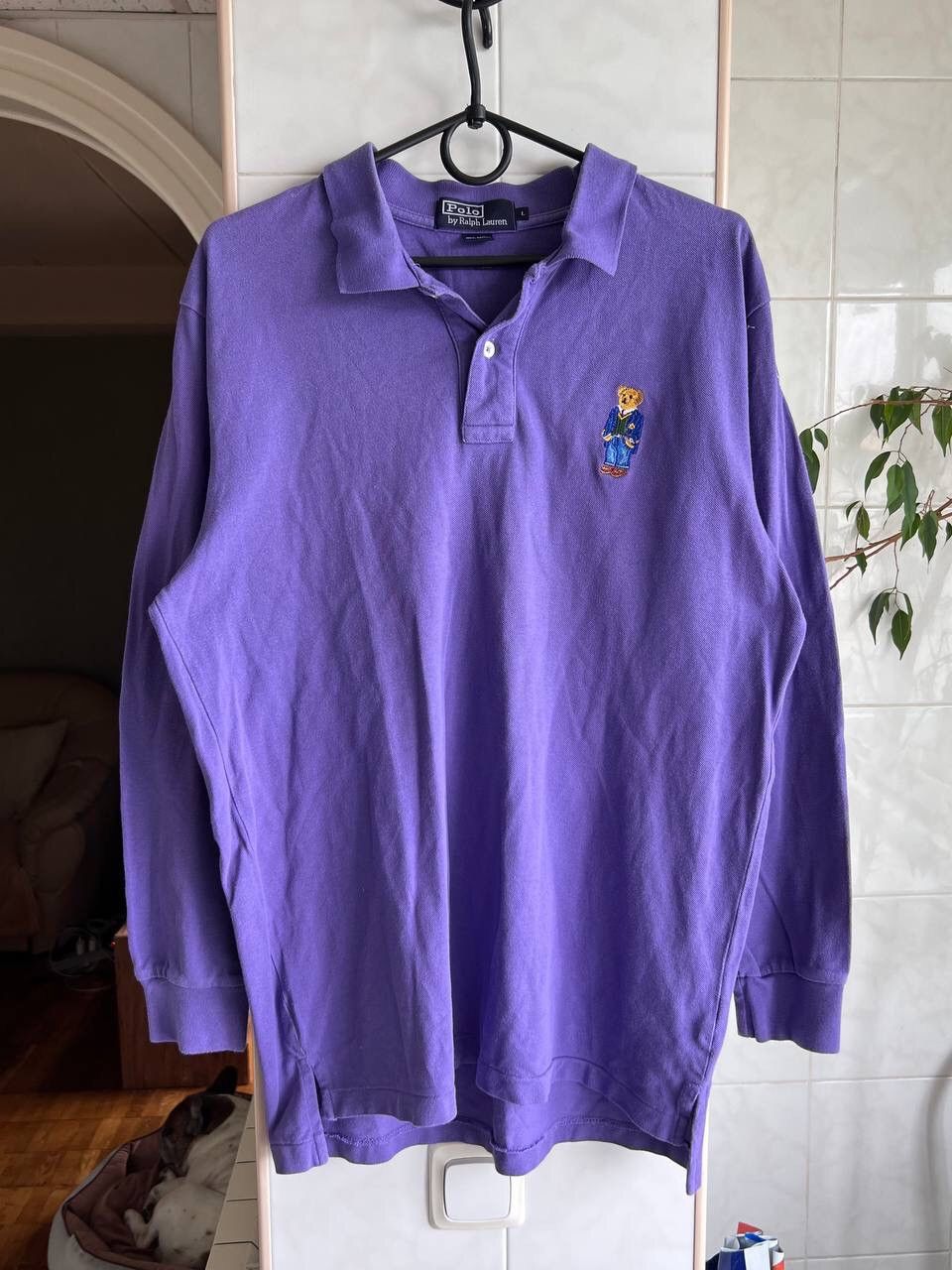 Polo Ralph Lauren × Vintage vintage polo longsleeve Ralph Lauren Bear polo shirt 2000s Size US L / EU 52-54 / 3 - 10 Thumbnail