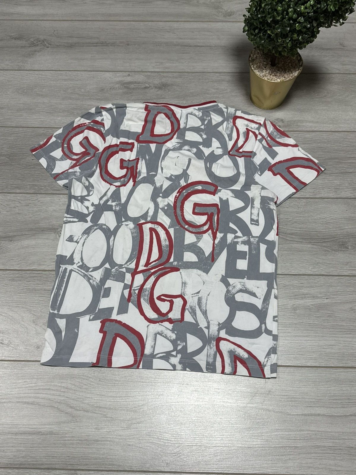 Dolce & Gabbana Dolce Gabbana monogram all over DG tee shirt Size US M / EU 48-50 / 2 - 7 Thumbnail