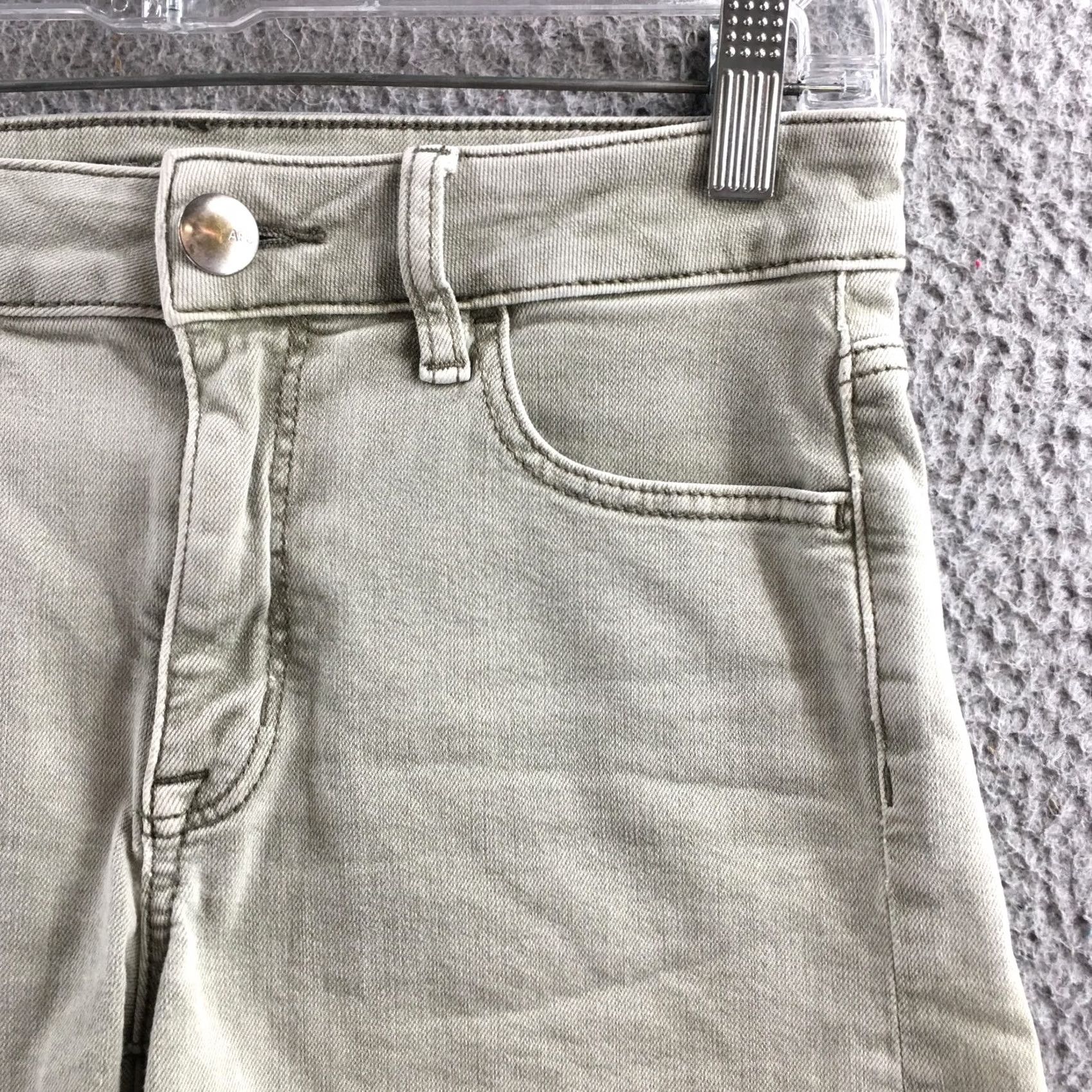 American Eagle Outfitters American Eagle Outfitters Cut-Off Shorts Womens 4 Green Gray Low Rise Stretch Denim Shorts Womens 4 Green Gray Stretch Vintage: No Size 27" / US 4 / IT 40 - 3 Thumbnail