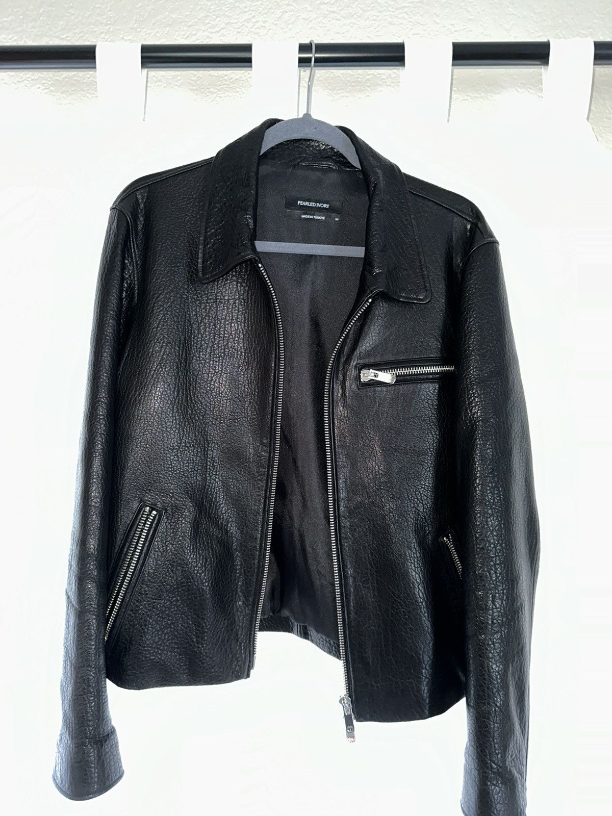 GRAIN BLOUSON JACKET (BLACK)