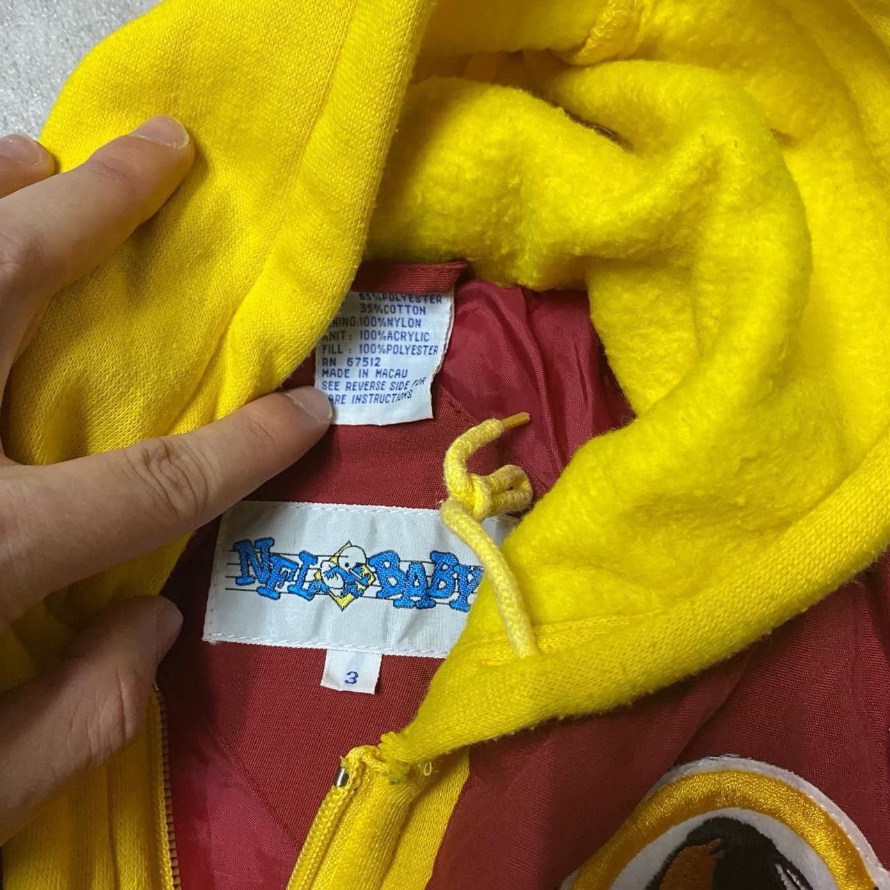 Other Red and yellow Washington Redskins varsity jacket #NFL Size ONE SIZE - 4 Thumbnail