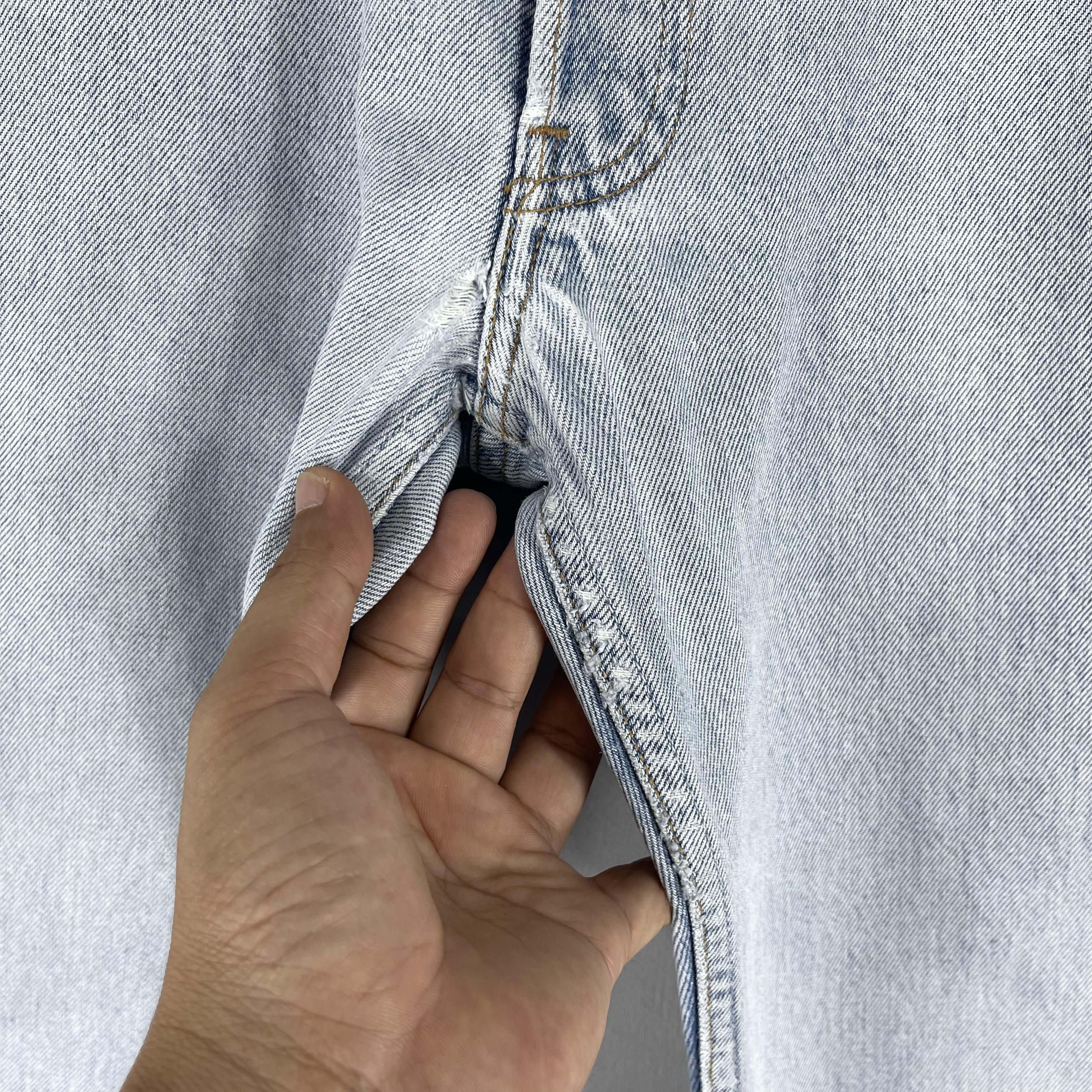 Levi's × Vintage Vintage Levis 501 Distressed Student Fit Jeans Size 30 Size US 30 / EU 46 - 4 Thumbnail