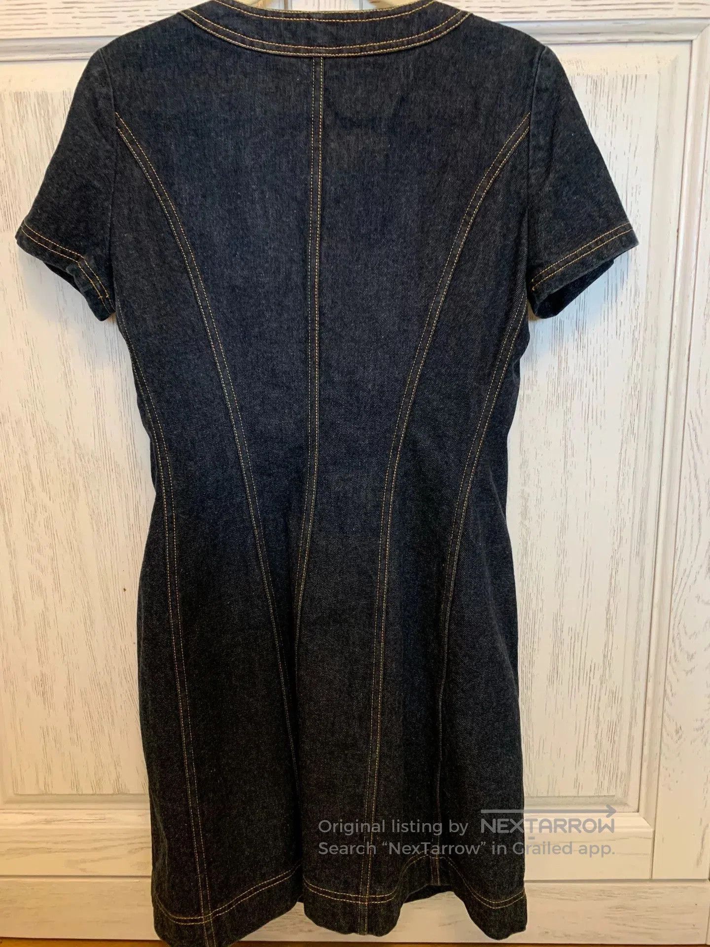 Chanel Chanel Vintage Denim Dress. Size S / US 4 / IT 40 - 4 Thumbnail