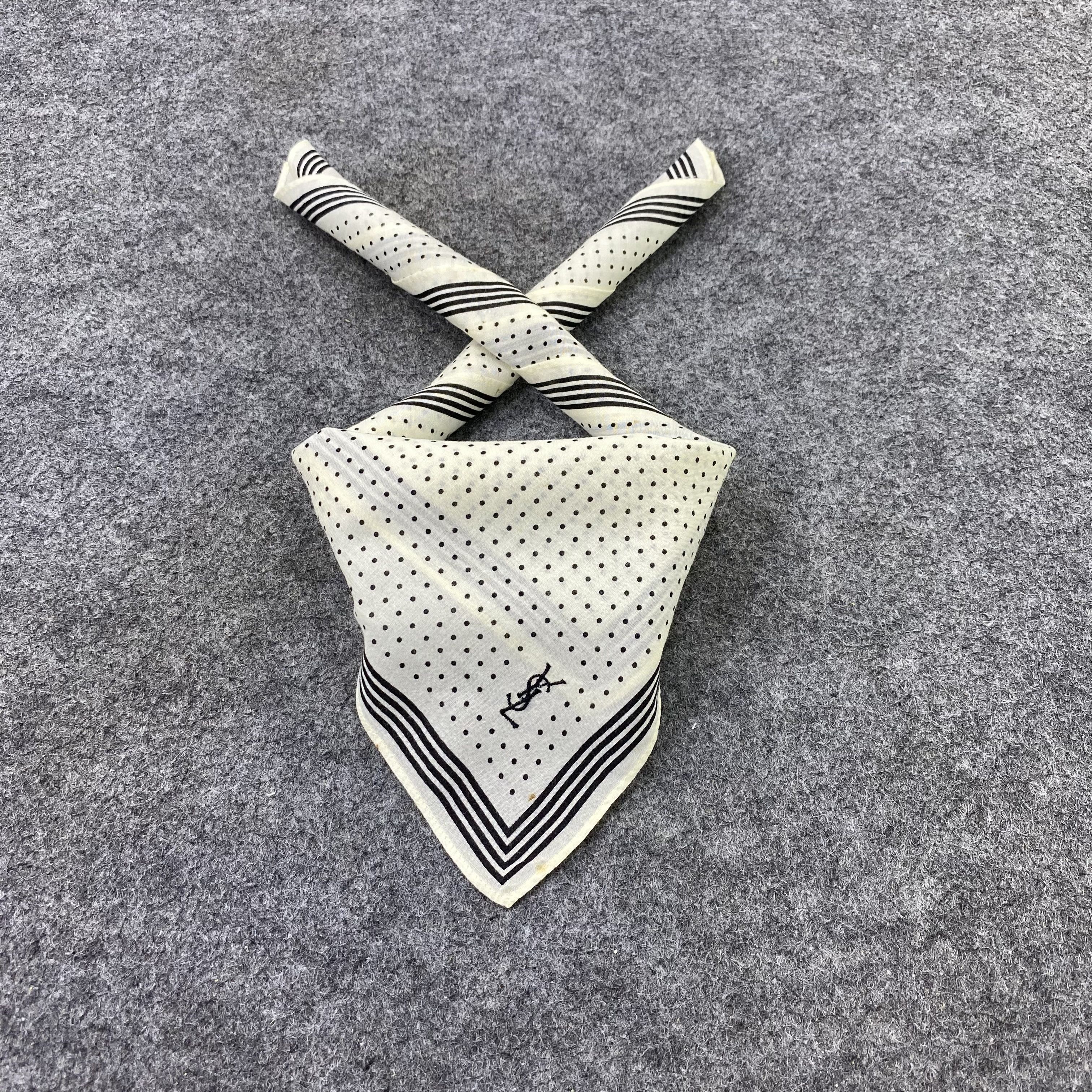 Yves Saint Laurent YSL Handkerchief Neckerchief Bandana-B2046 Size ONE SIZE - 2 Thumbnail