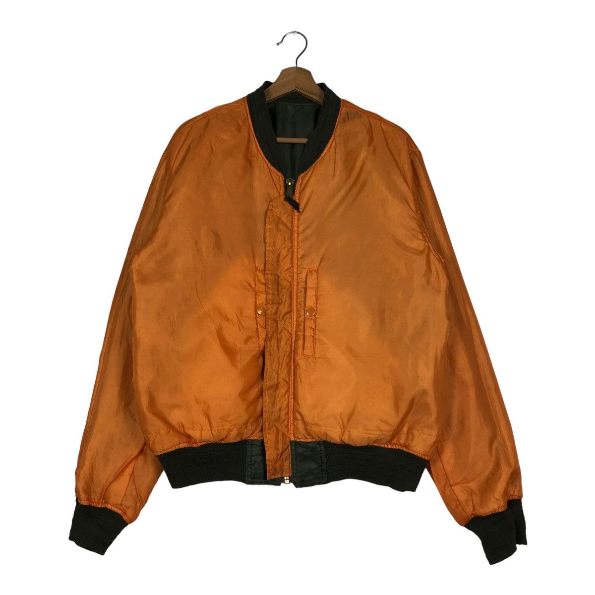 Vintage 🔥VINTAGE REVERSIBLE BOMBER JACKET MILITARY GARMENTS Size US L / EU 52-54 / 3 - 15 Thumbnail