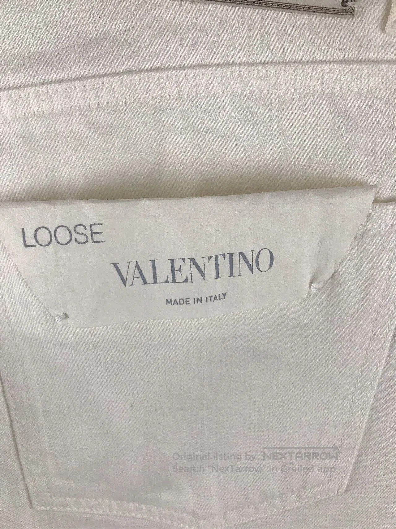 Valentino Valentino Studded Leather Patch Jeans. Size US 28 / EU 44 - 3 Thumbnail