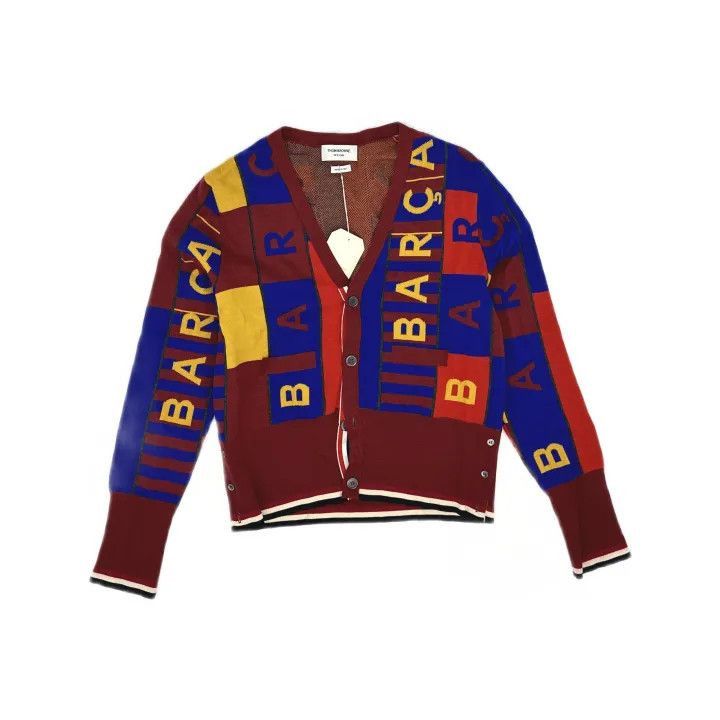 Thom Browne Thom Browne Colorful Patterned V-Neck Cardigan -2507 Size US M / EU 48-50 / 2 - 1 Thumbnail