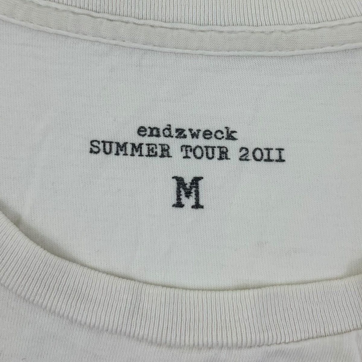 Vintage ENDZWECK HARDCORE BAND Summer Tour 2011 Tee Shirt Top Japan Size M / US 6-8 / IT 42-44 - 6 Thumbnail