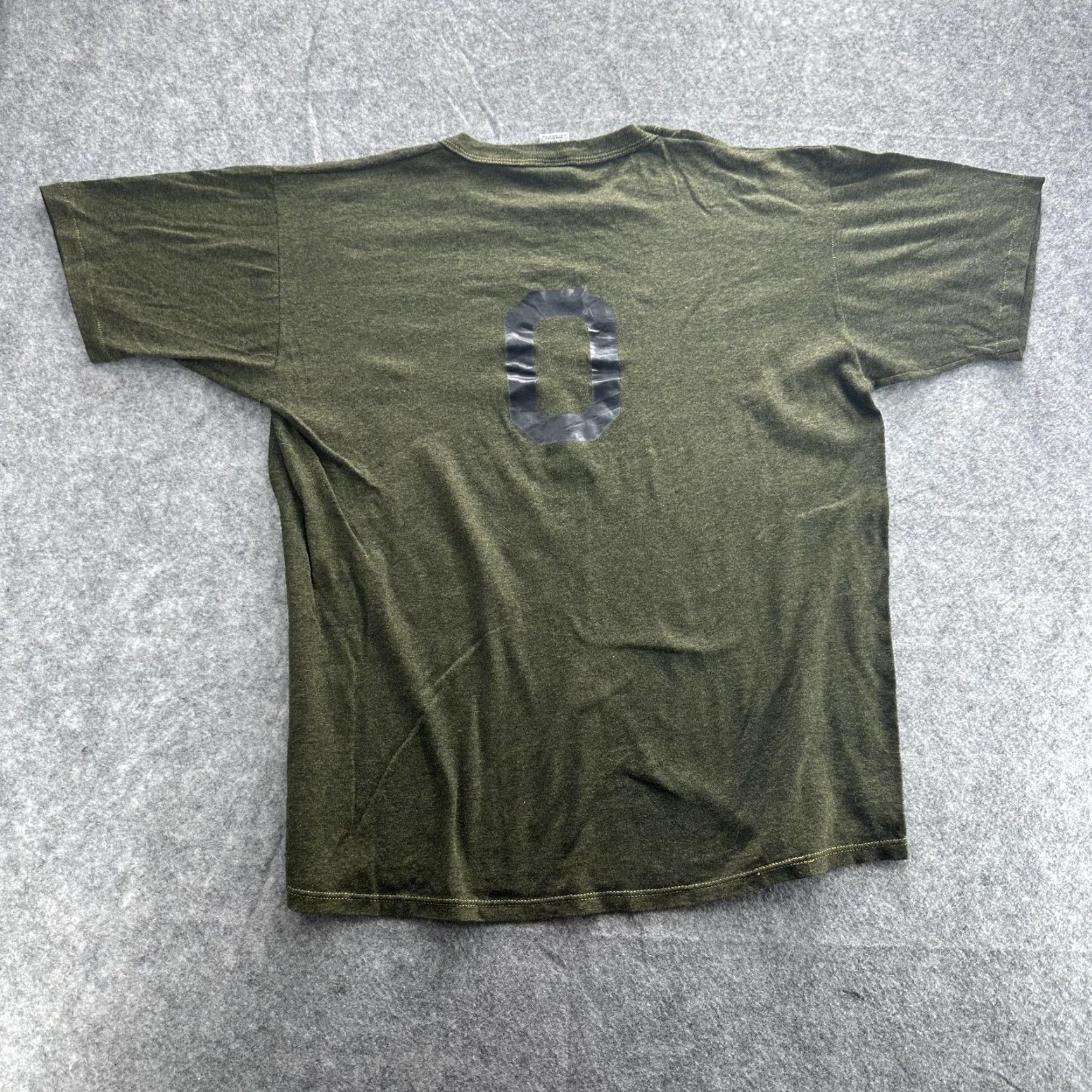 Russell Athletic VINTAGE Russell Athletic VANDY Shirt Mens L Heather Green 90s College Crew Neck Short Sleeve Graphic Tee Size US L / EU 52-54 / 3 - 6 Thumbnail