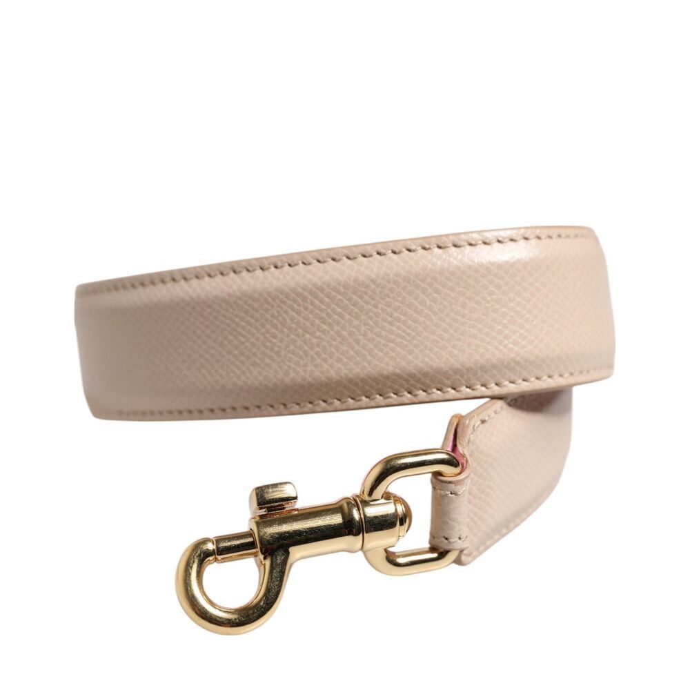 Dolce & Gabbana Dolce & Gabbana Beige Pink Leather Handbag Accessory Shoulde Size ONE SIZE - 3 Thumbnail