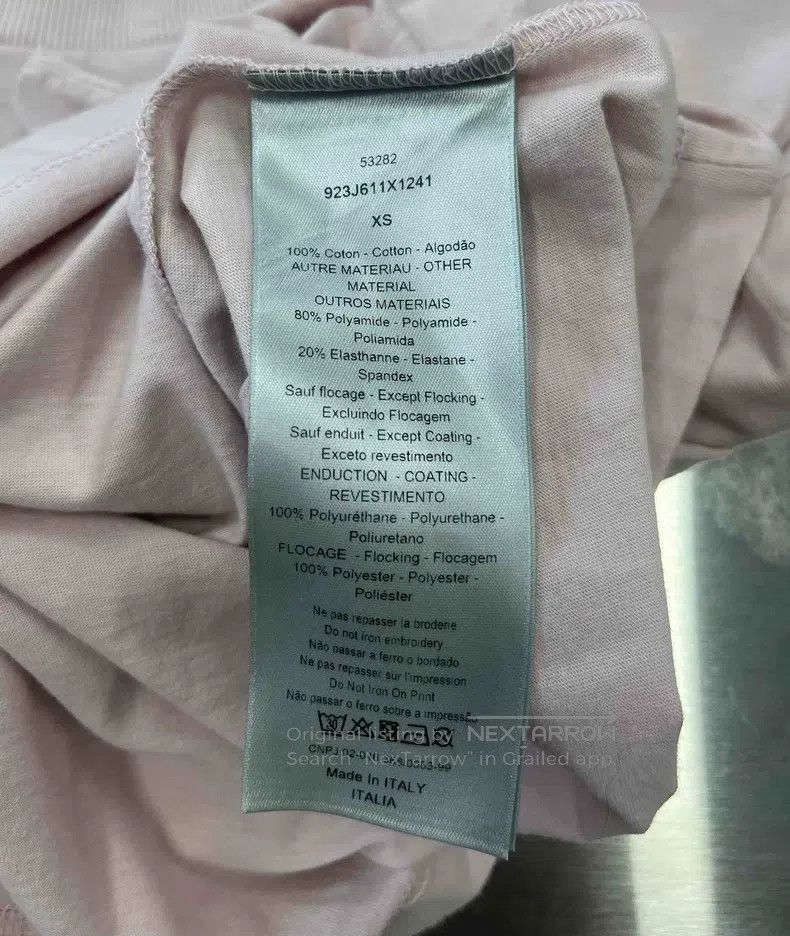 Dior Dior Pink little bee letter logo short sleeve Size XS / US 0-2 / IT 36-38 - 4 Thumbnail