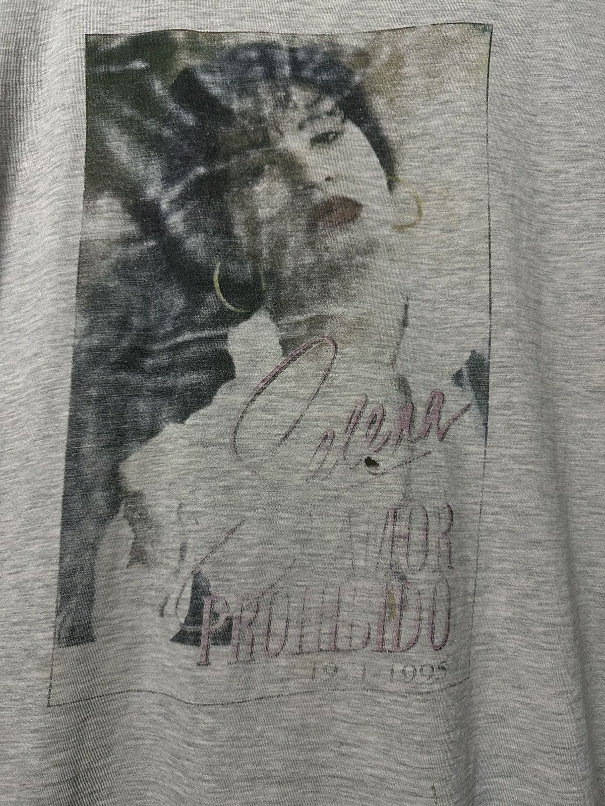 Band Tees Thrashed Vintage 90s Salena Boxy Distressed Rap Tee Size US L / EU 52-54 / 3 - 2 Thumbnail