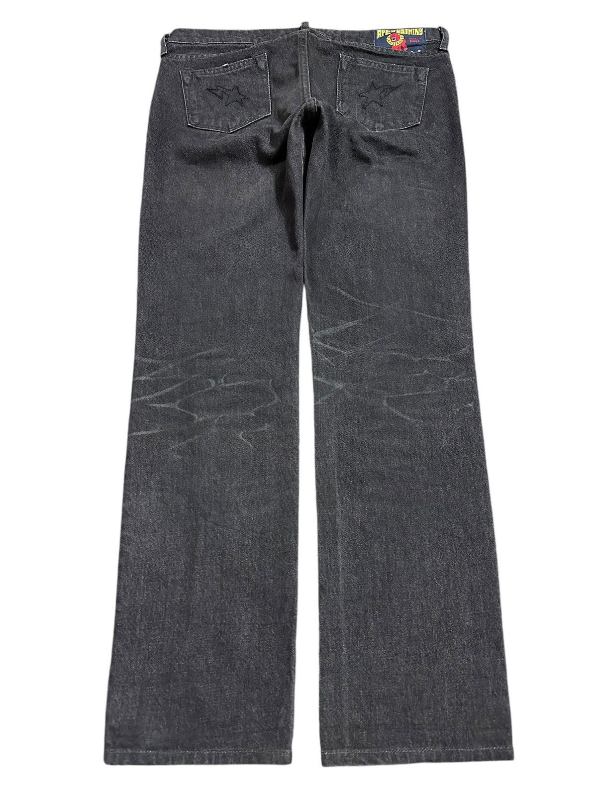 Bape Japan Bathing Ape Bape Star Faded Wash Style Jeans Size US 30 / EU 46 - 1 Thumbnail