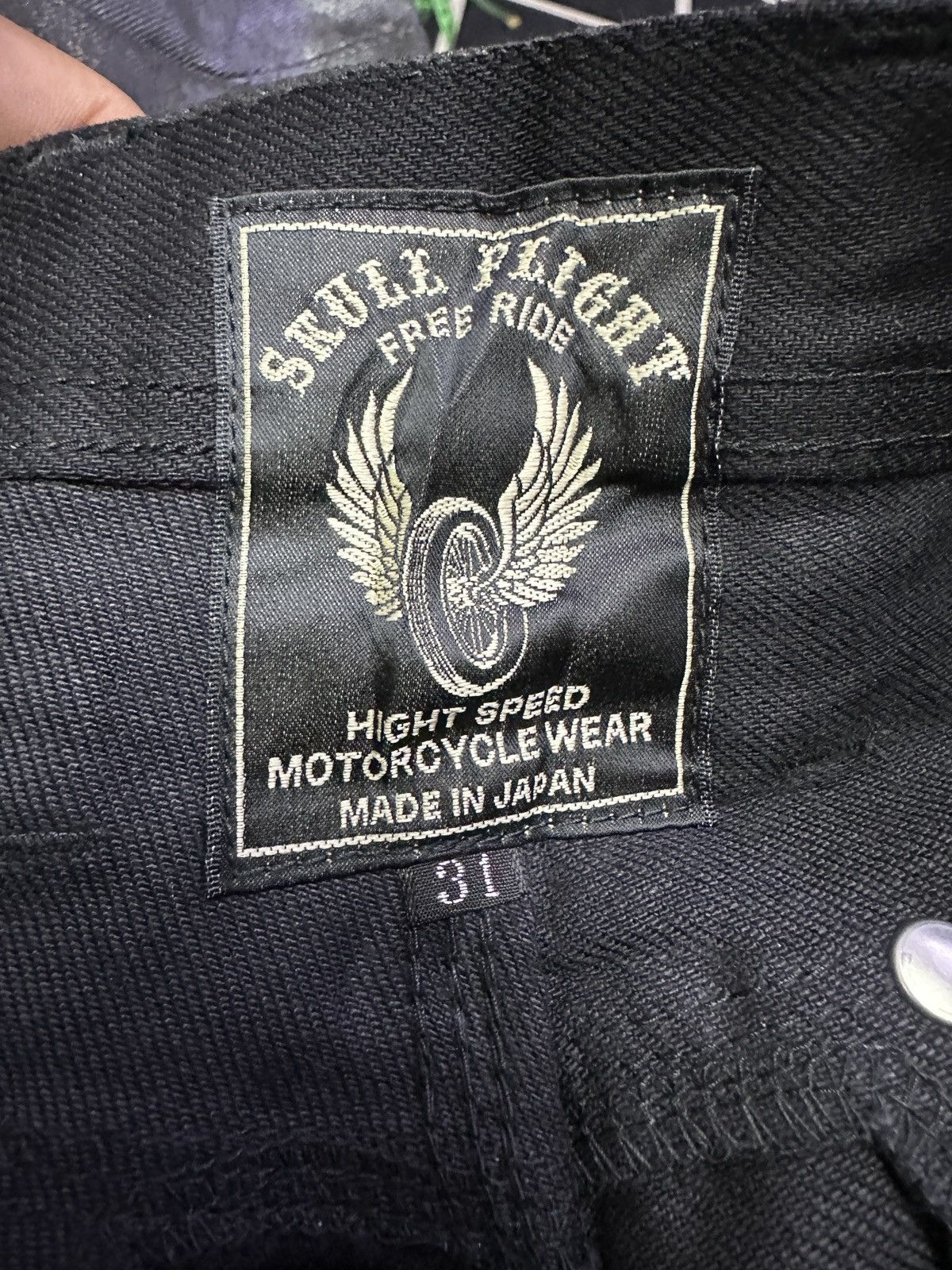 Japanese Brand Skull Flight Jeans Size US 32 / EU 48 - 13 Thumbnail