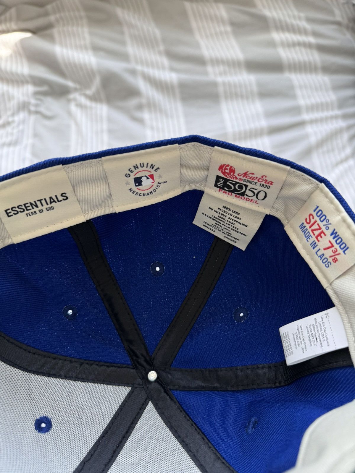 Essentials × Fear of God × New Era Fear of God x New Era Chicago Cubs 59FIFTY Cap 7 3/8 Size ONE SIZE - 3 Thumbnail