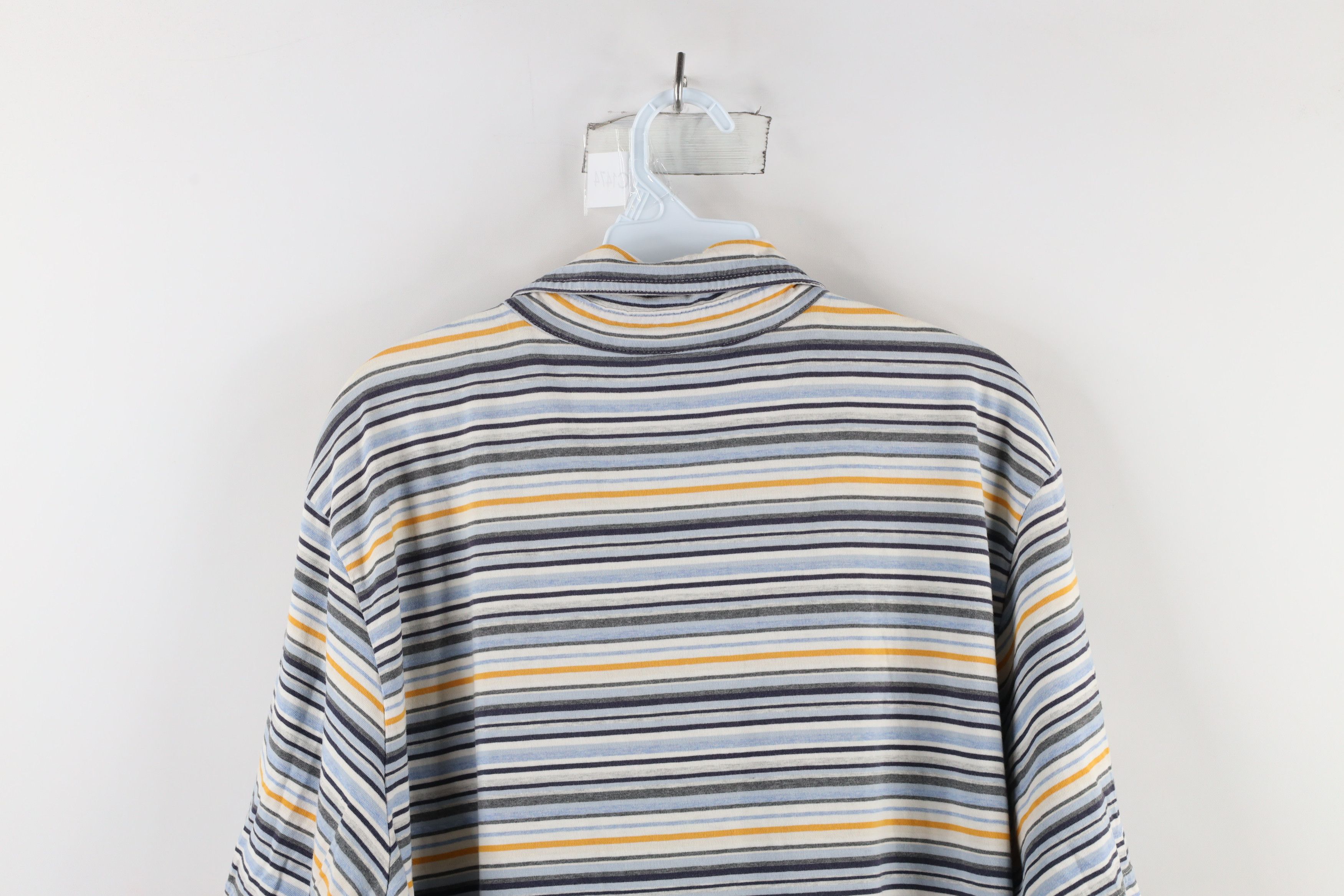 Express × Vintage Express Block Short Sleeve Collared Golf Polo Shirt Cotton Size US XL / EU 56 / 4 - 6 Thumbnail